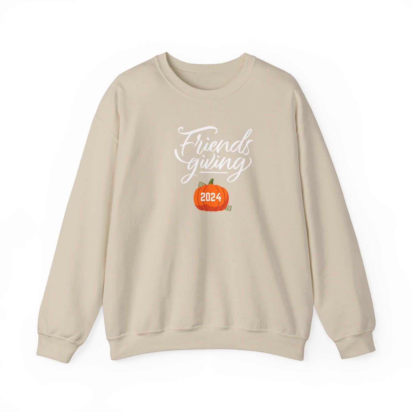 Friendsgiving 2024 Unisex Crewneck Sweatshirt, Thanksgiving Friends Party , Holiday Gathering Pullover, Fall Feast Shirt, Cozy Autumn