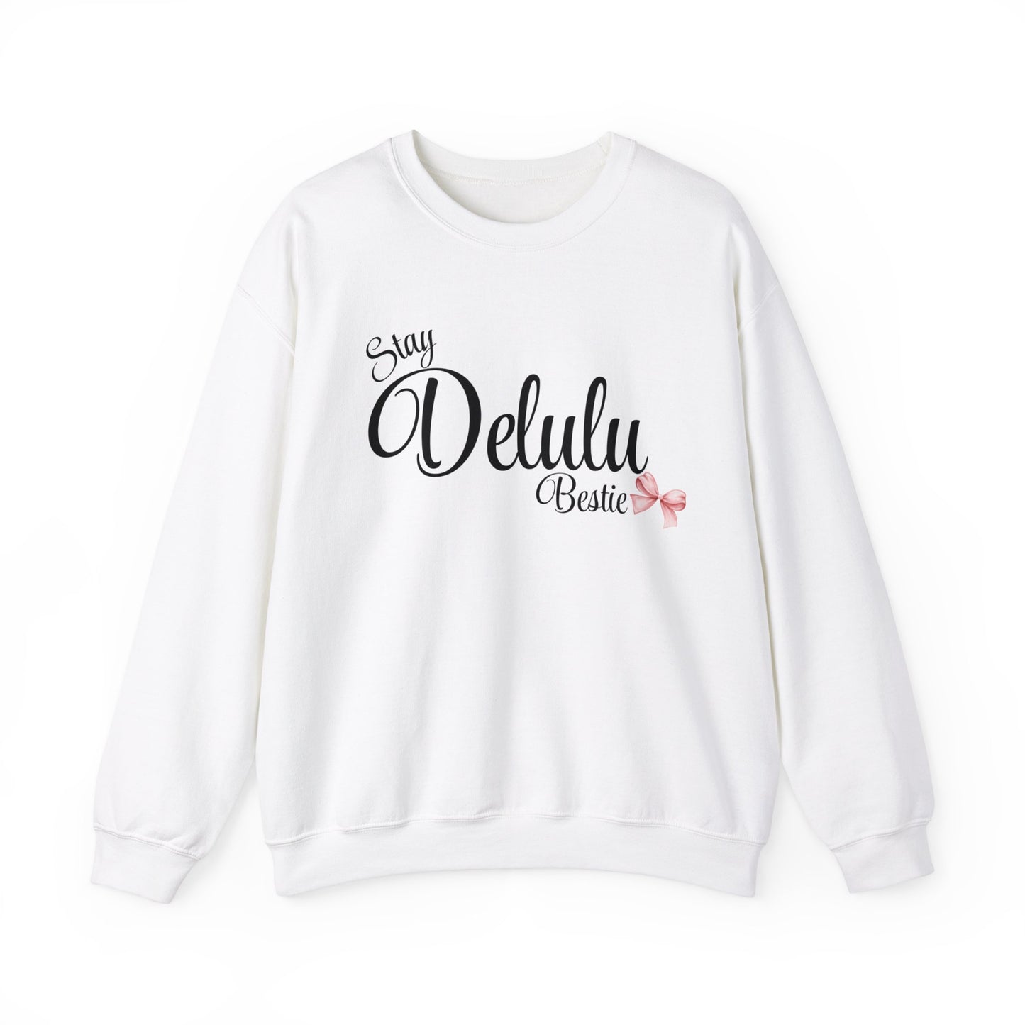 Delulu trendy middle school boy and girl Unisex Heavy Blend™ Crewneck Sweatshirt.delulu style shirt coquette .sweatshirts for boys girl birthday Christmas