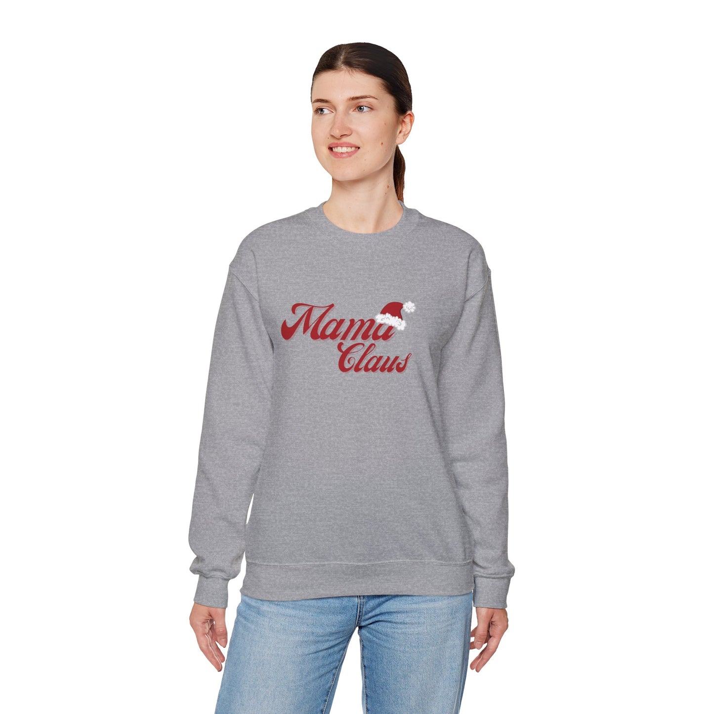 Christmas Mama Claus Sweatshirt,merry Christmas shirt, holiday mamma, Christmas mom