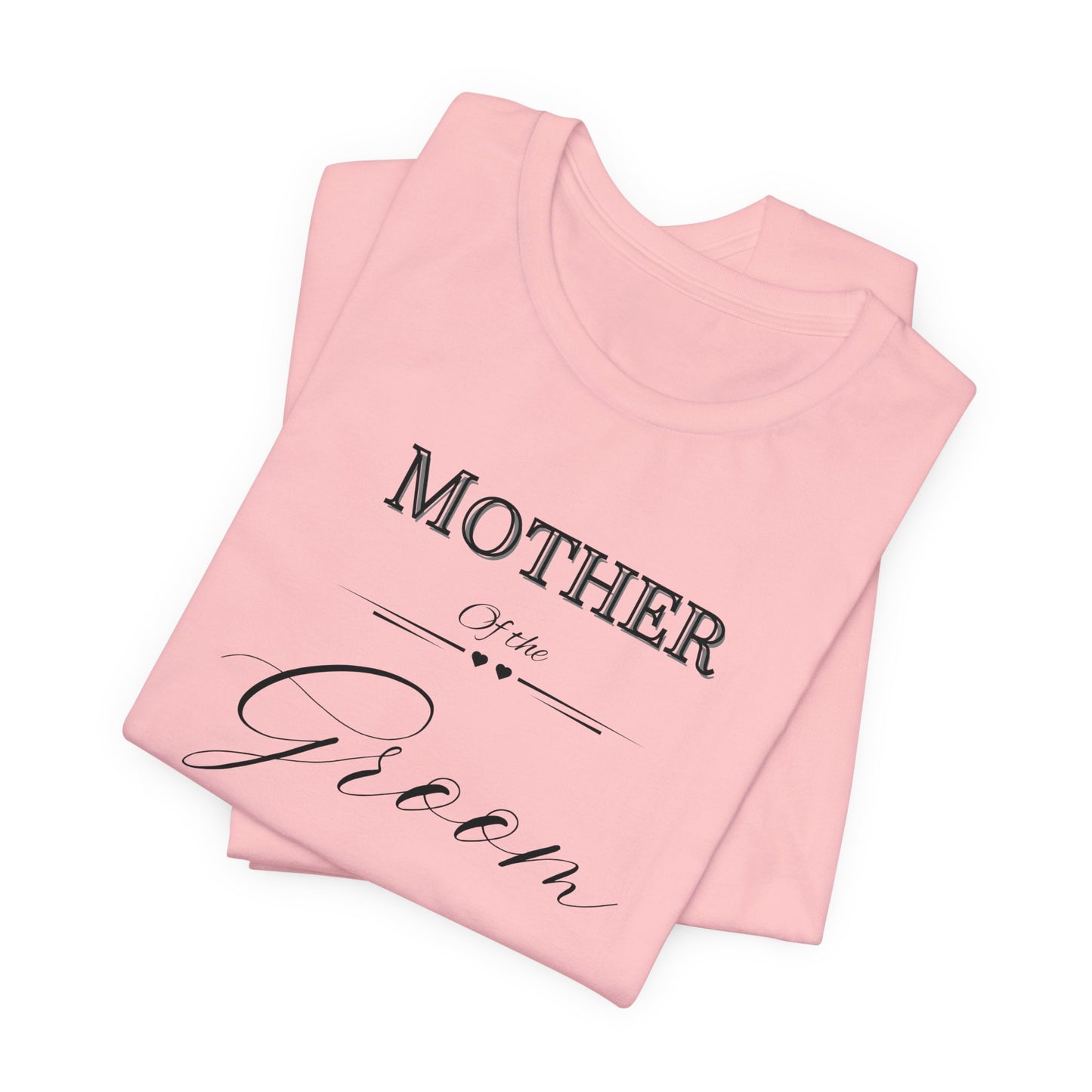 Mother of the groom of Unisex Jersey Short Sleeve Tee, bridal party shirt for grooms mother, wedding party shirts Express Delivery available