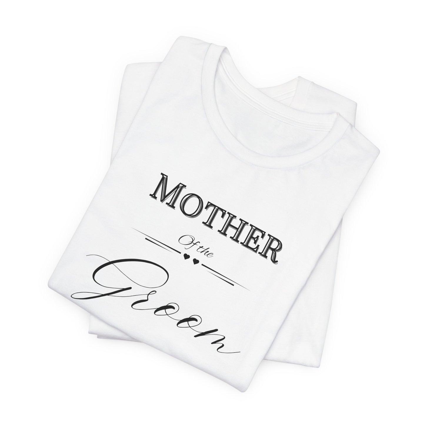 Mother of the groom of Unisex Jersey Short Sleeve Tee, bridal party shirt for grooms mother, wedding party shirts Express Delivery available