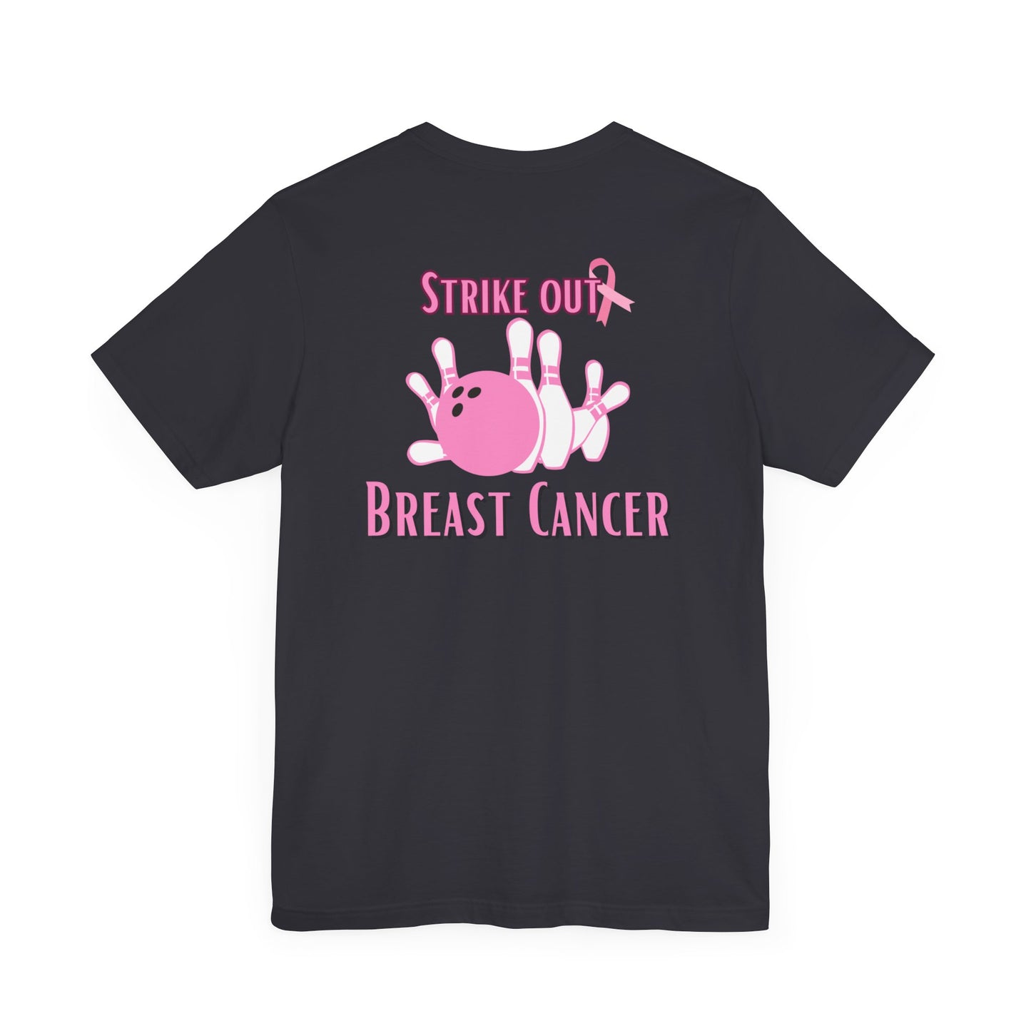 Breast cancer awareness bowling Unisex Jersey Short Sleeve Tee, bowling shirt groups breast cancer awareness, matching bowling  team shirts