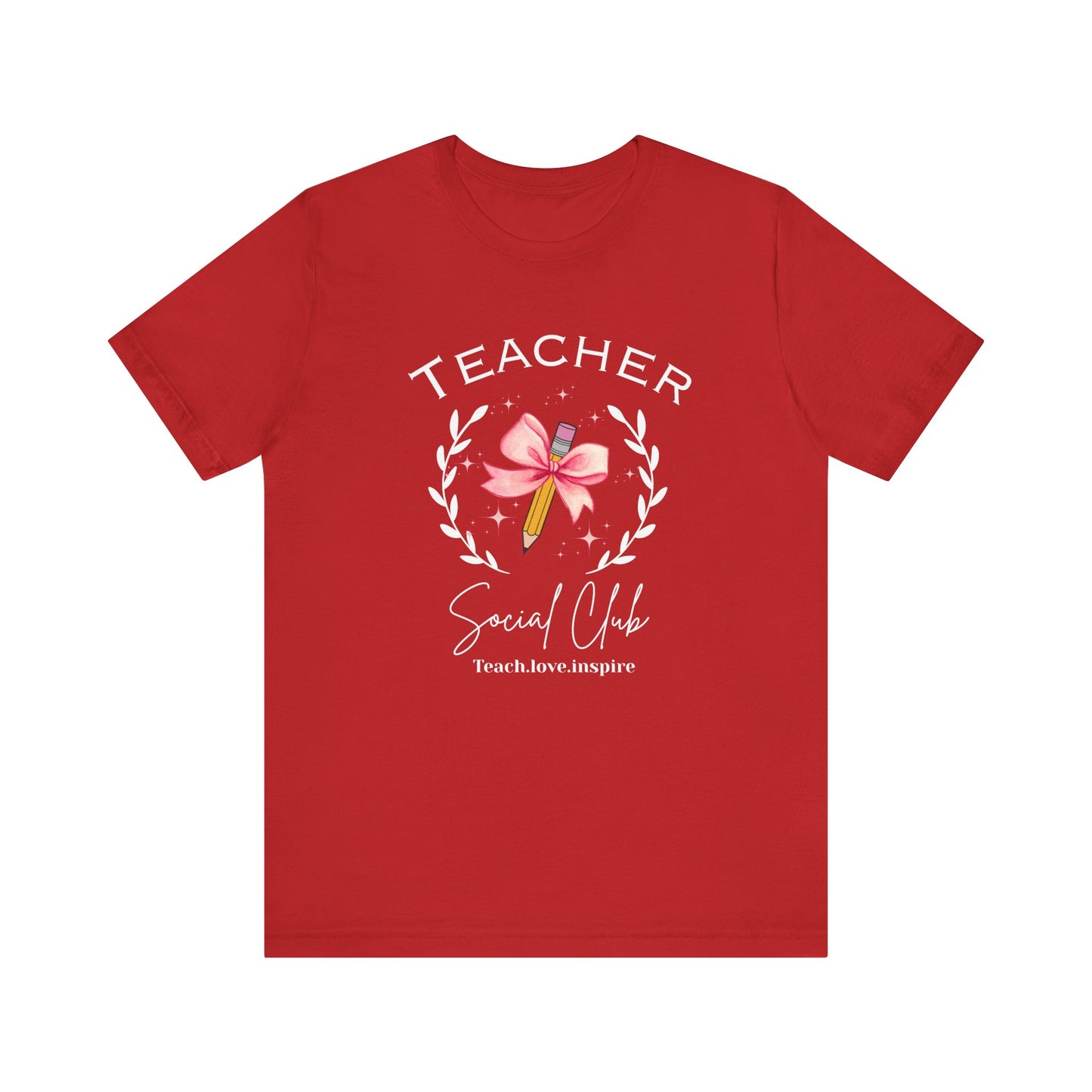 Cute Pencil with Bow coquette style  Unisex Tee, Creative Gift  Teacher Appreciation Shirt, Gift for Students, Birthday Surprise