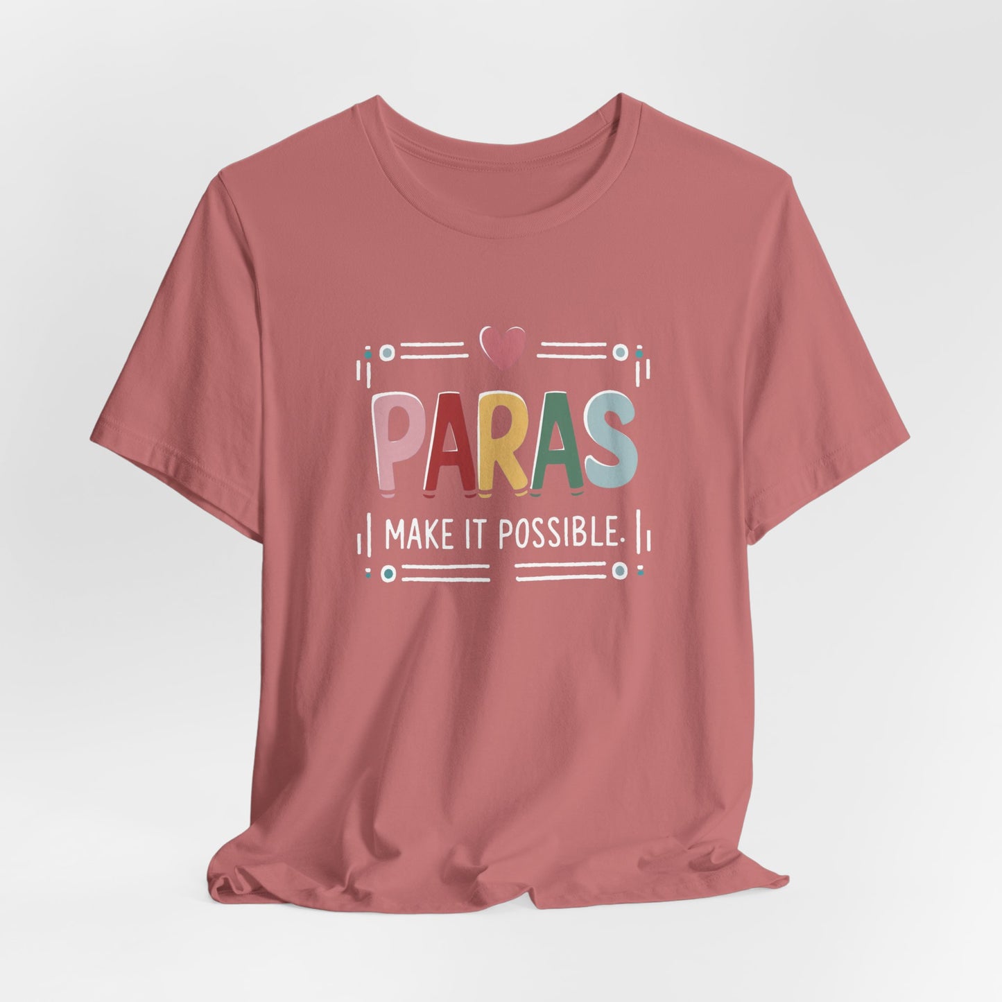 Paras Kids' Tee — Colorful Heart Design