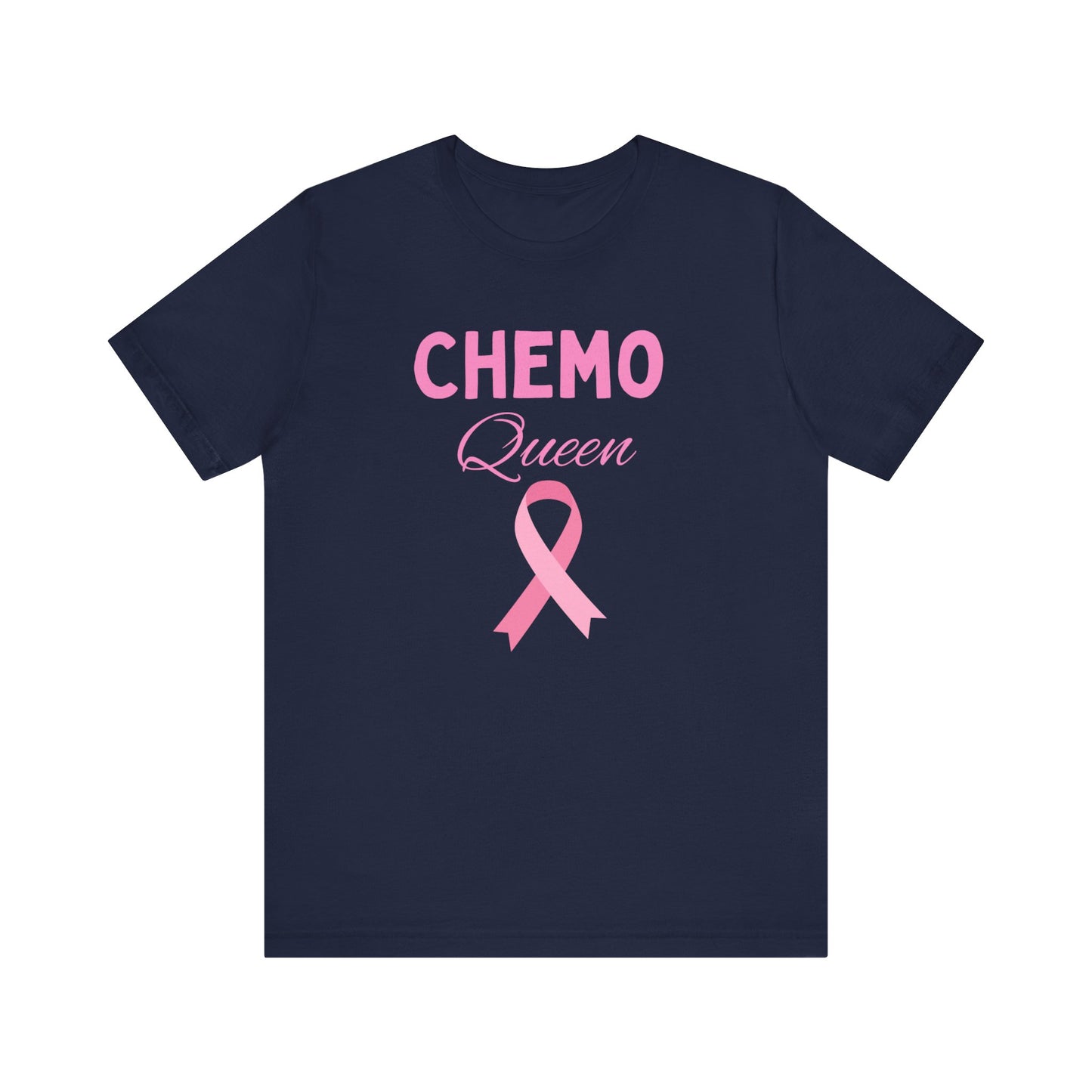 Breast cancer awareness chemo queen Unisex Jersey Short Sleeve Tee, breast cancer awareness