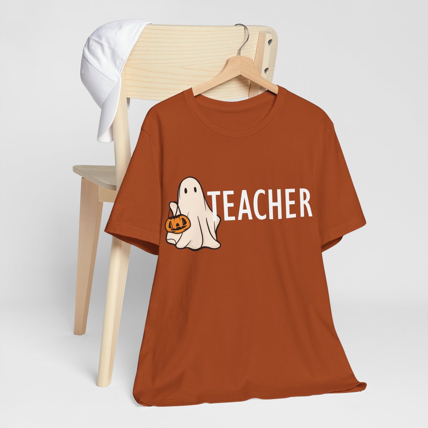 Teachers spooky  Jersey Short Sleeve Tee, I teach cutest pumpkins in the patch shirt for teacher, Halloween shirts. Men and women teacher shirts