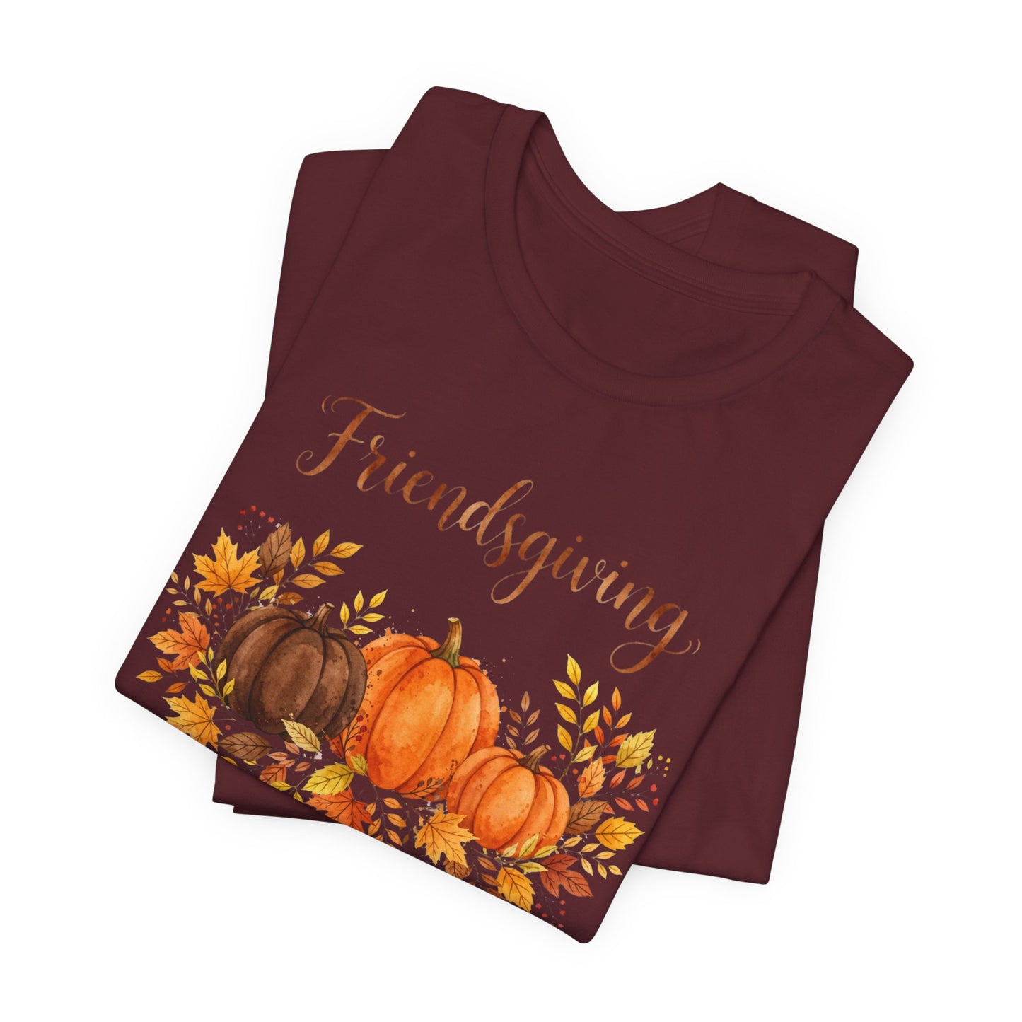Friendsgiving Pumpkins Tee – Autumn Harvest Graphic T-Shirt