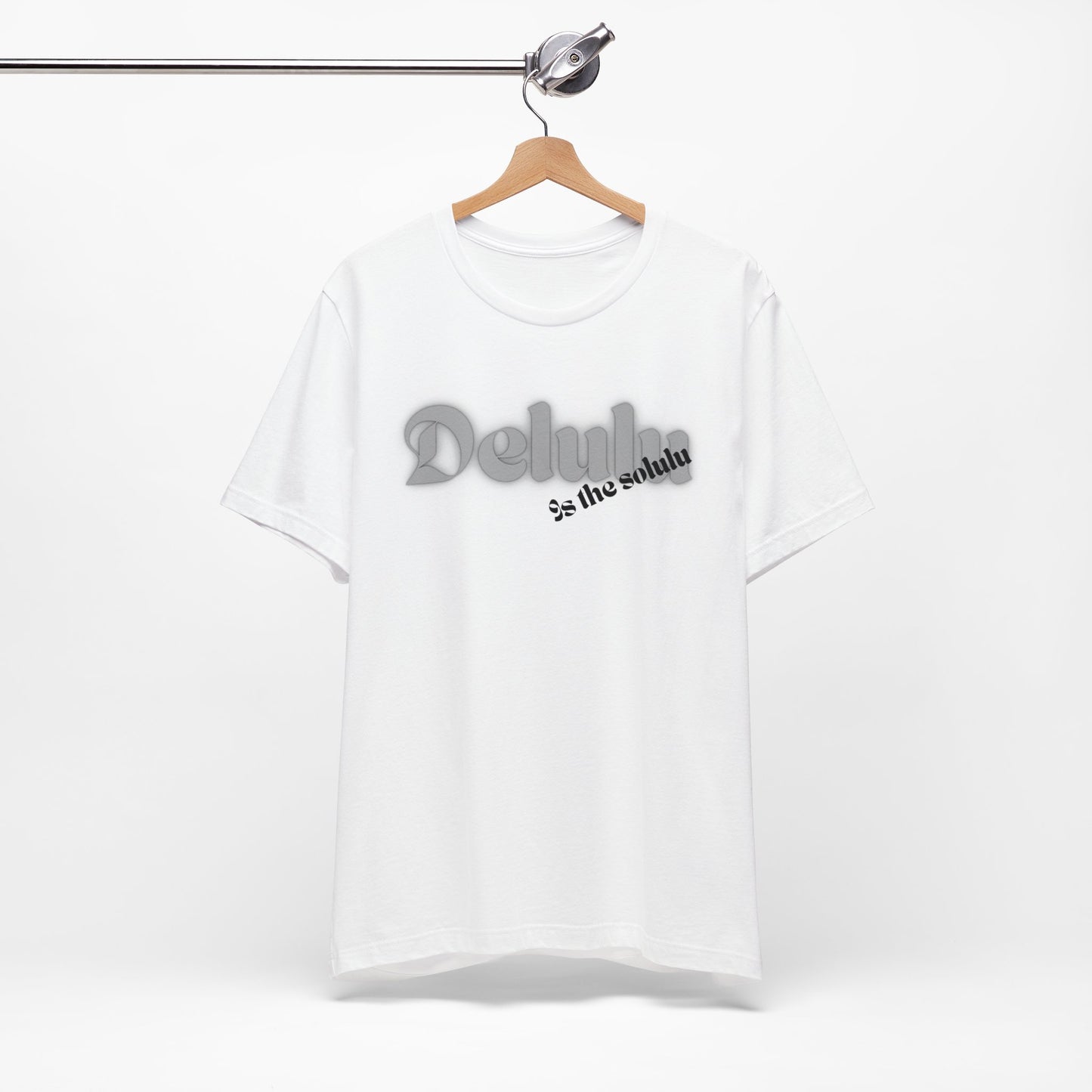 Delulu state of mind Unisex Jersey Short Sleeve Tee. Back to school shirt for middle school boys and girls