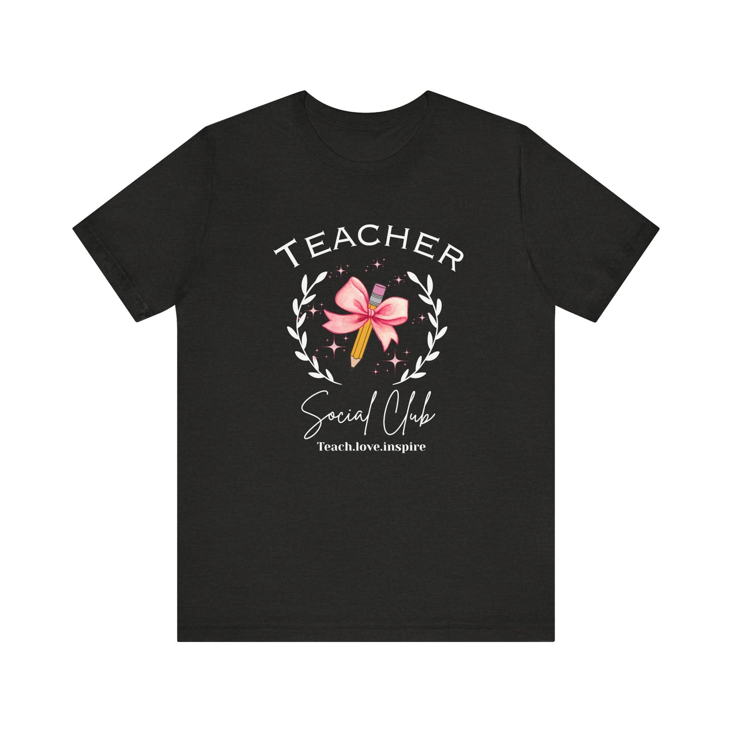 Cute Pencil with Bow coquette style  Unisex Tee, Creative Gift  Teacher Appreciation Shirt, Gift for Students, Birthday Surprise