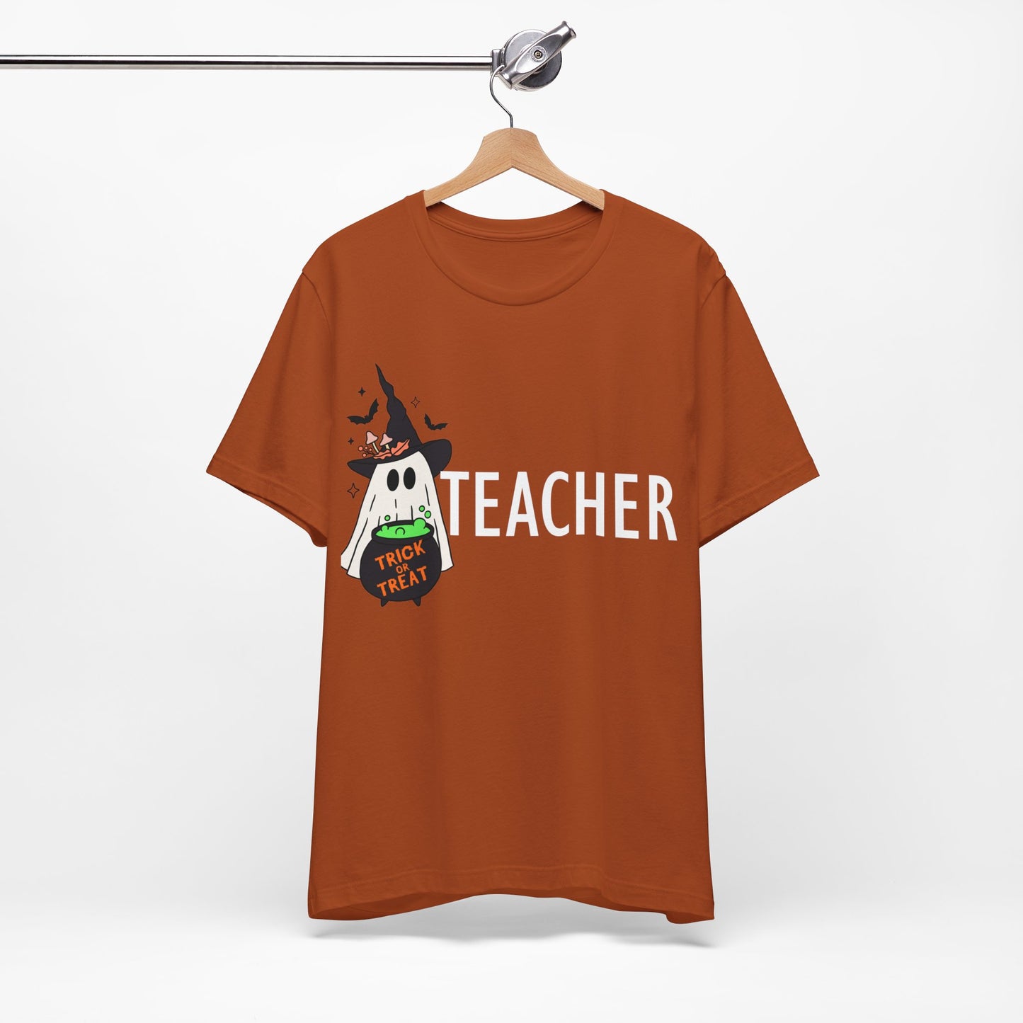 Teachers spooky  Jersey Short Sleeve Tee, I teach cutest pumpkins in the patch shirt for teacher, Halloween shirts. Men and women teacher shirts