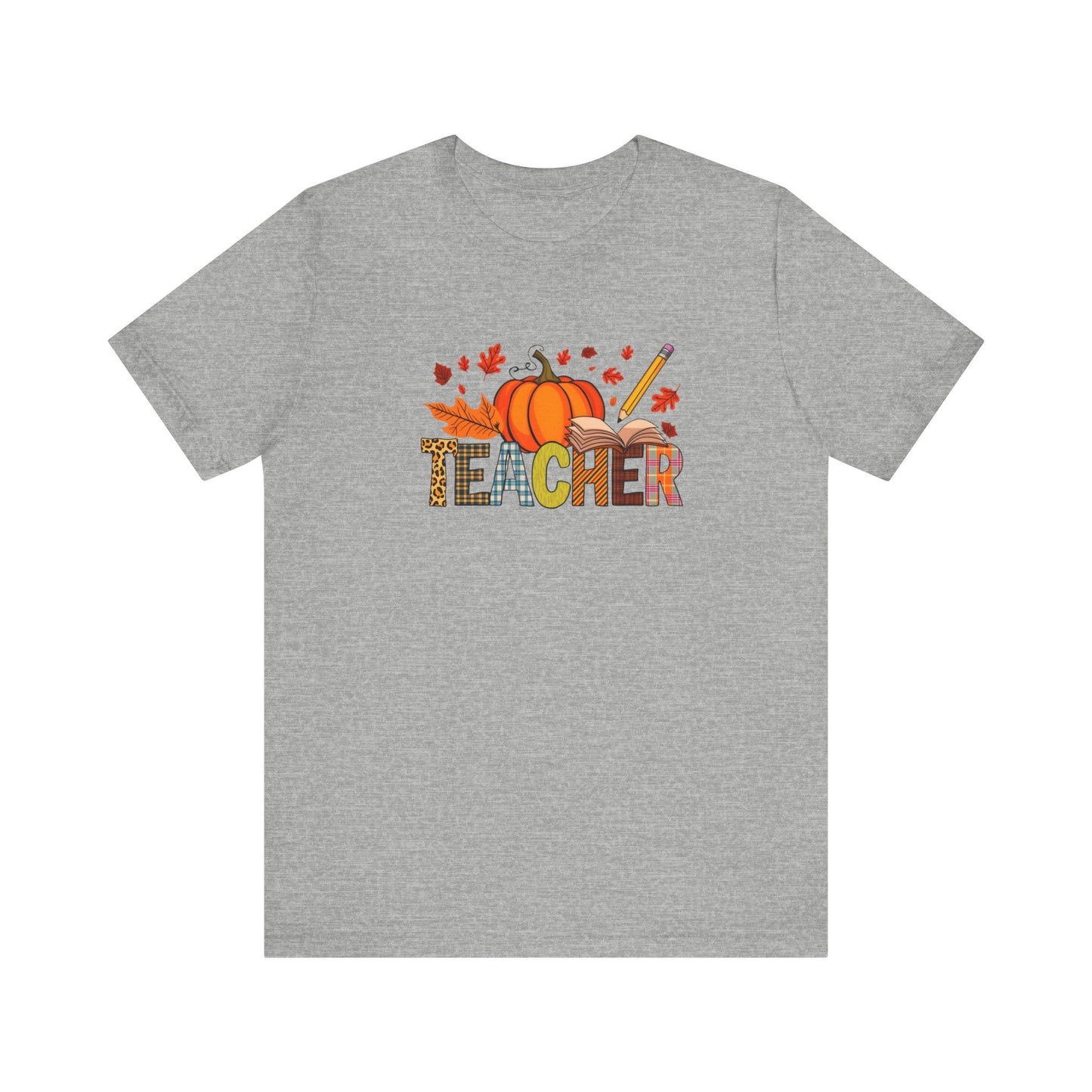 Autumn Teacher Tee - Perfect for Fall Celebrations, Teacher Appreciation, Classroom Spirit, Halloween & Thanksgiving, Gift for Educators