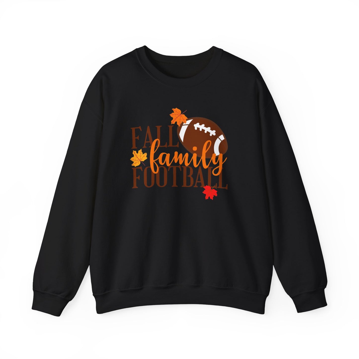 Fall Family Football Sweatshirt, Thanksgiving Crewneck, thanksgiving, Autumn Sports Pullover, Football Fan Team Apparel, Cozy Fall Outerwear