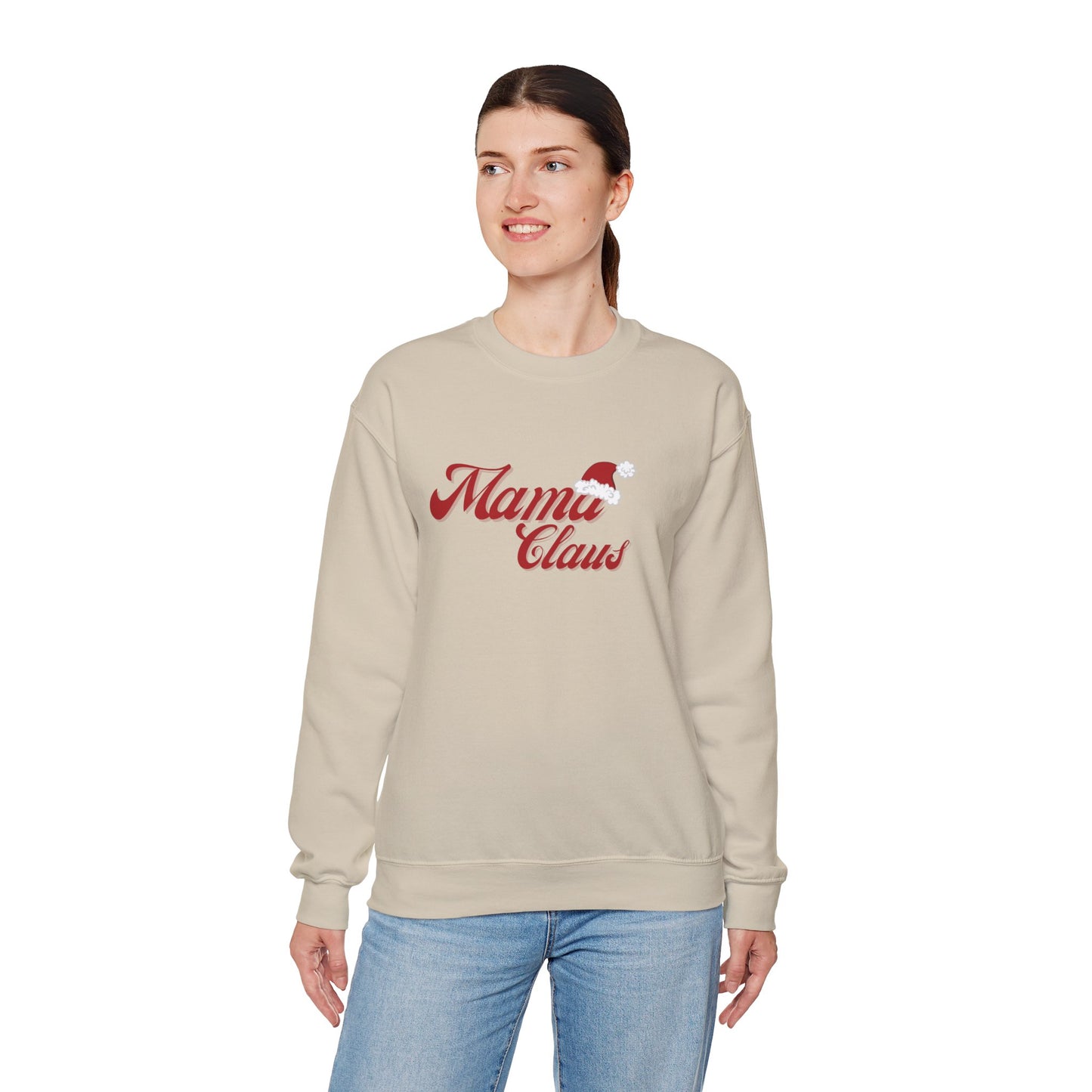 Christmas Mama Claus Sweatshirt,merry Christmas shirt, holiday mamma, Christmas mom