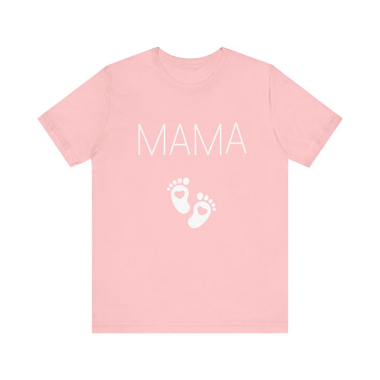Mama short sleeve shirt -Great gift for mom-pregnancy tshirt for first time mom