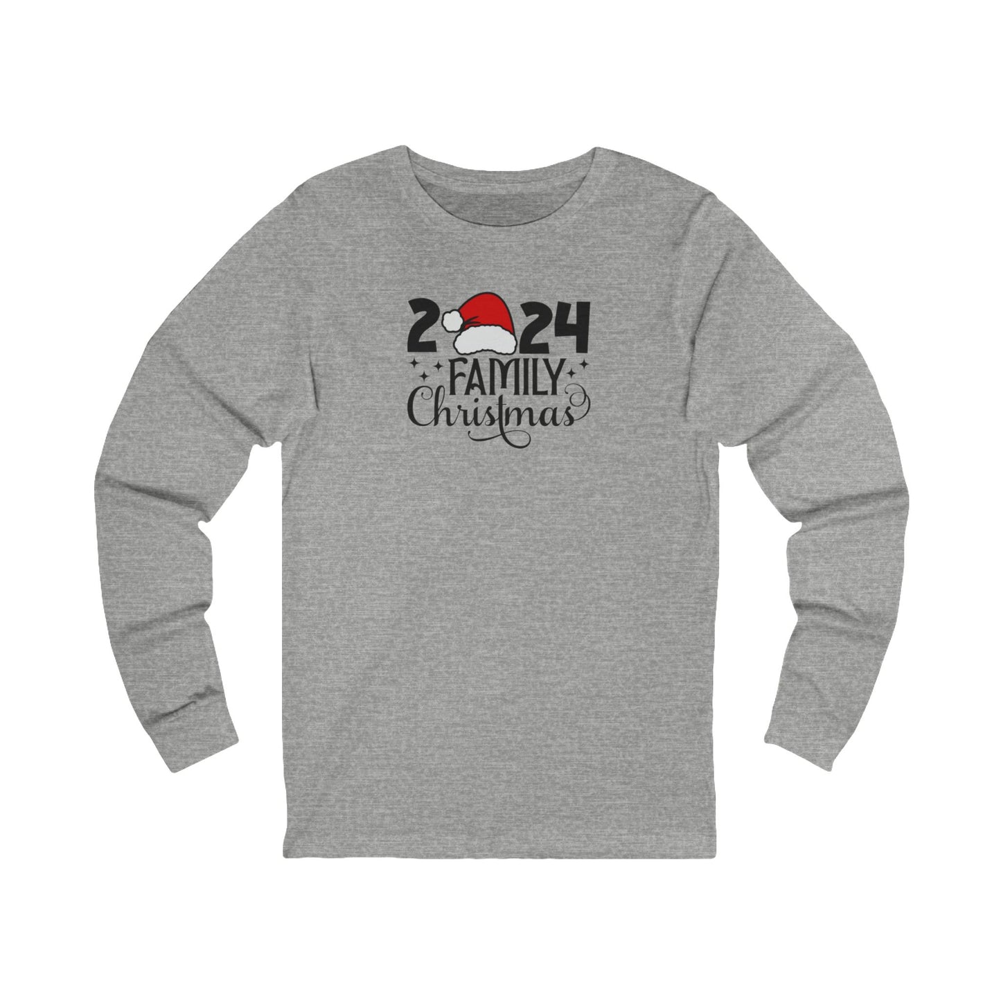 Christmas 2024 Family Unisex Tee, Holiday Long Sleeve Shirt, Xmas Matching Outfits, family pajamas ,
Seasonal Apparel