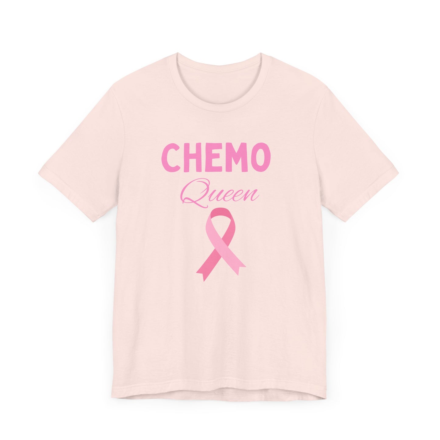 Breast cancer awareness chemo queen Unisex Jersey Short Sleeve Tee, breast cancer awareness