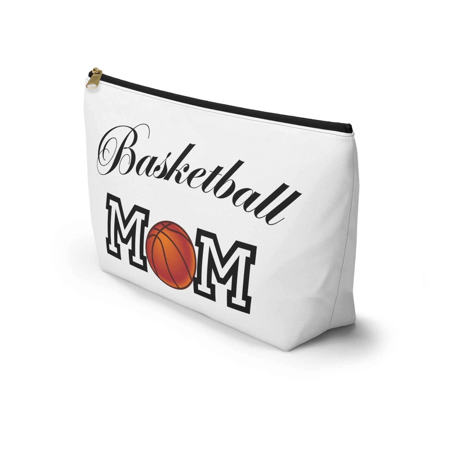 Basketball mom, basketball, mom toiletry bag, makeup bag, accessory bag  great gift bags for moms, Christmas birthday and mother day gifts.