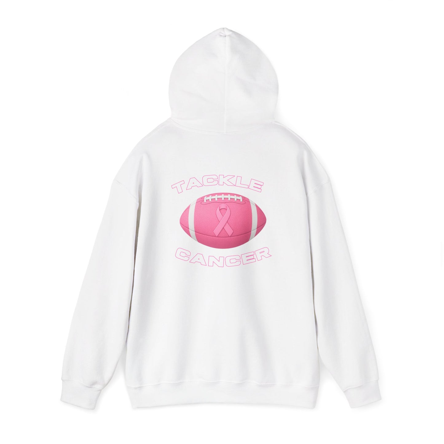 Pink Ribbon Football Hoodie - Tackle Cancer Awareness Sweatshirt, Unisex Gift, Support Breast Cancer Month, Sports Sweater, [...]