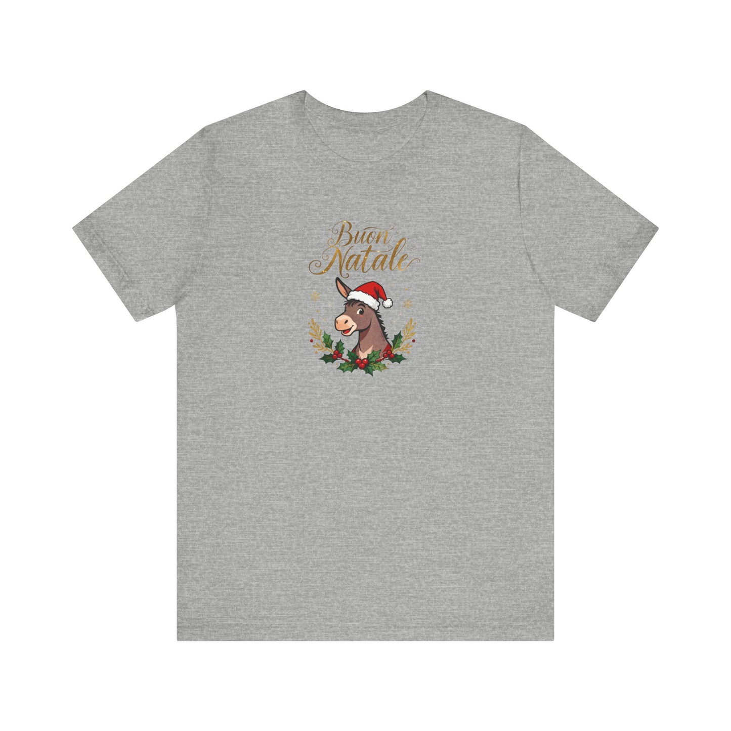 Buon Natale donkey Christmas Tee | Holiday Shirt