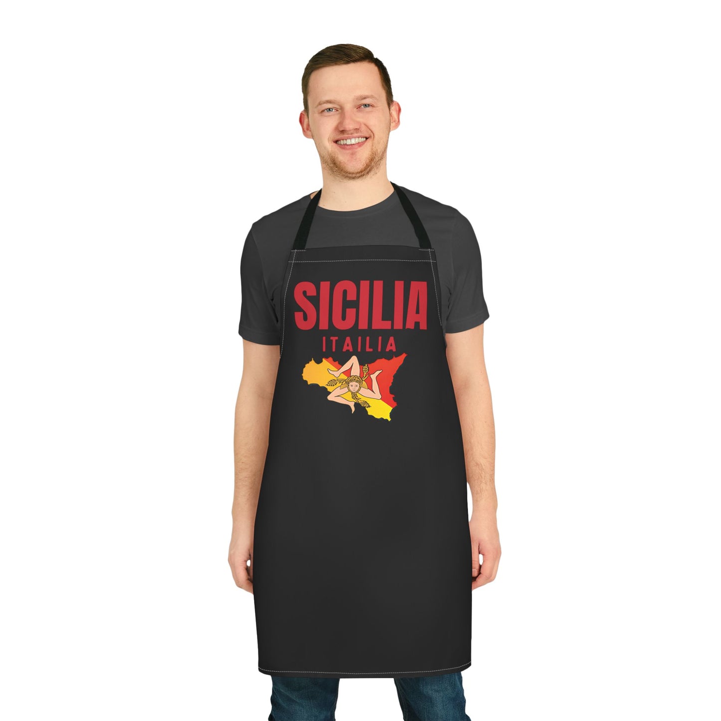 Apron, Sicilian Cooking Apron, Kitchen Apron, Chef Apron, Cooking Gift, Foodie Apron, Italian Apron