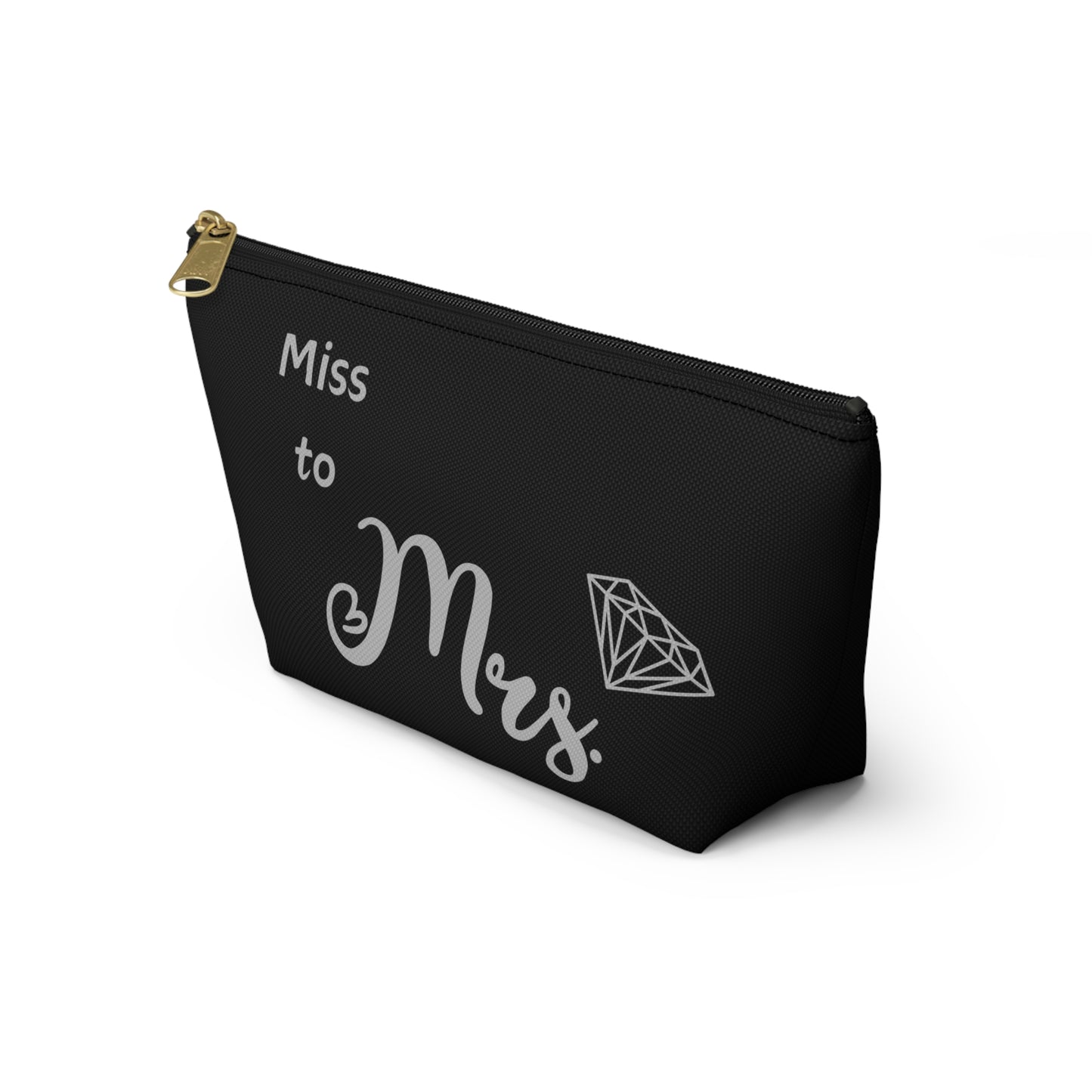 Engagement, bride to be, MRS, bride , makeup bag , accessory bag