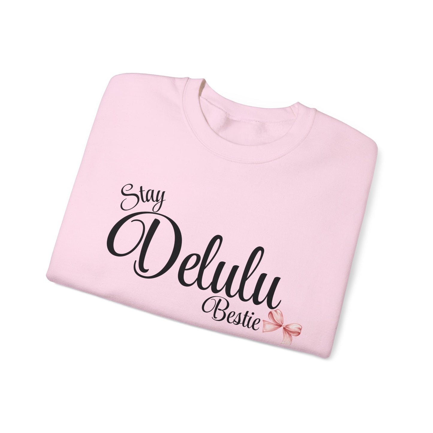Delulu trendy middle school boy and girl Unisex Heavy Blend™ Crewneck Sweatshirt.delulu style shirt coquette .sweatshirts for boys girl birthday Christmas