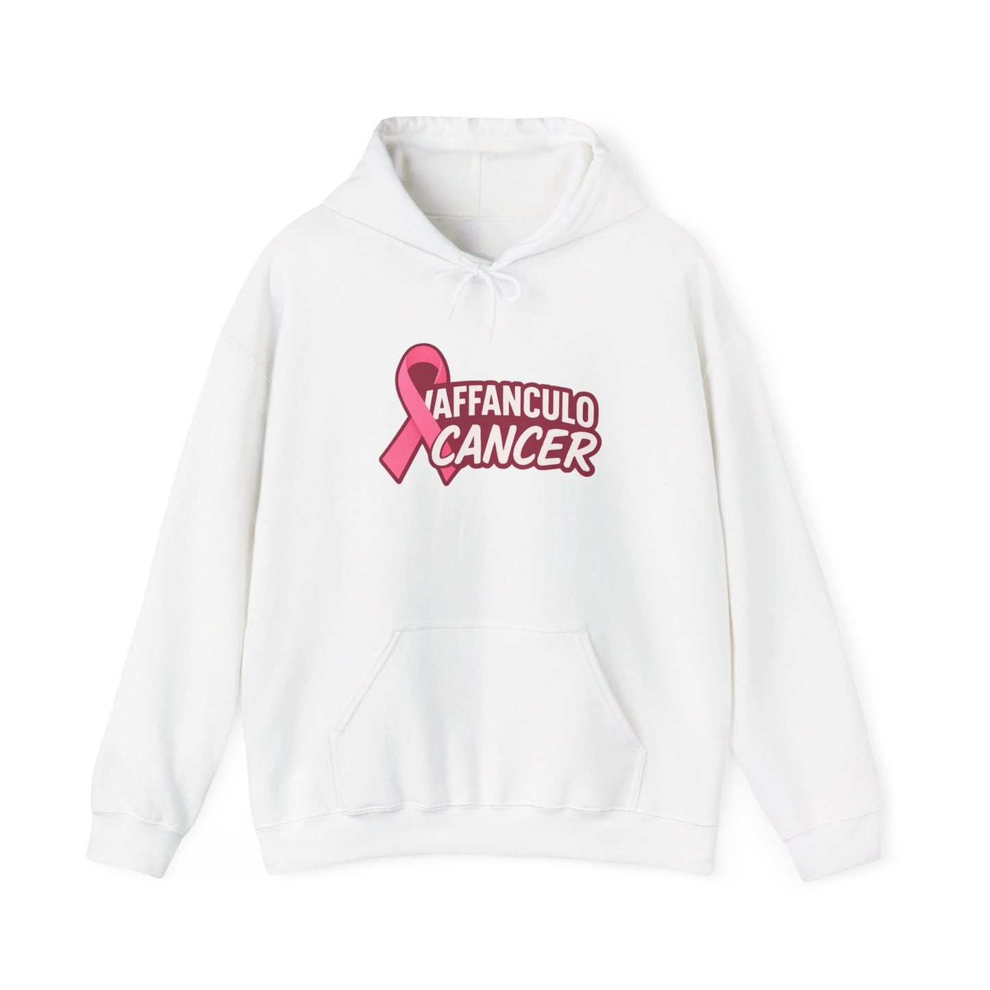 Supportive Cancer Awareness Hoodie - Affanculo Cancer, Gifts for Fighters, Breast Cancer Awareness, Motivational Sweatshirt, Cozy Hoodie