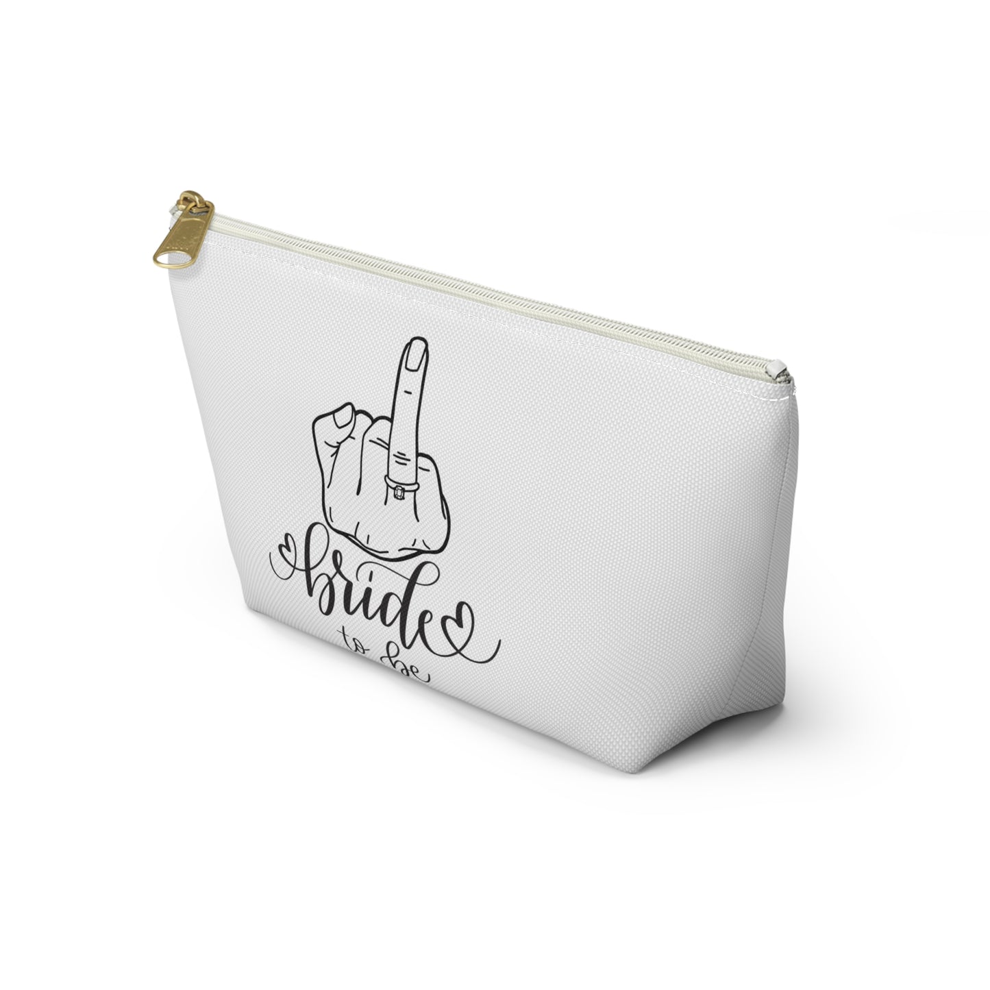 Bride to be, engagement,bride era , bride , makeup bag , accessory bag