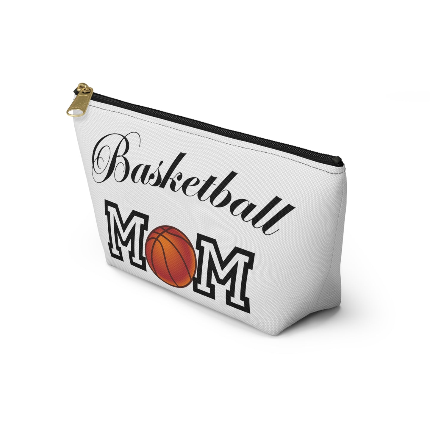Basketball mom, basketball, mom toiletry bag, makeup bag, accessory bag  great gift bags for moms, Christmas birthday and mother day gifts.