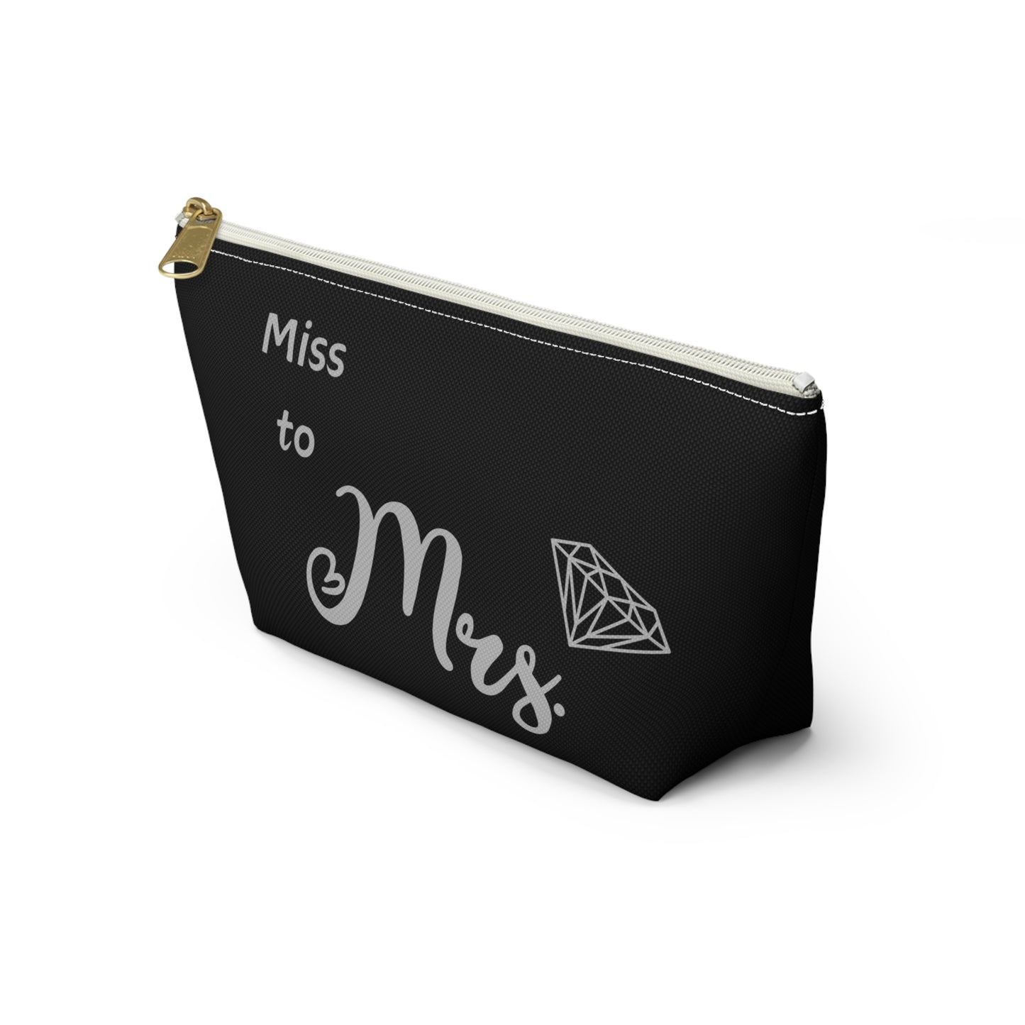 Engagement, bride to be, MRS, bride , makeup bag , accessory bag