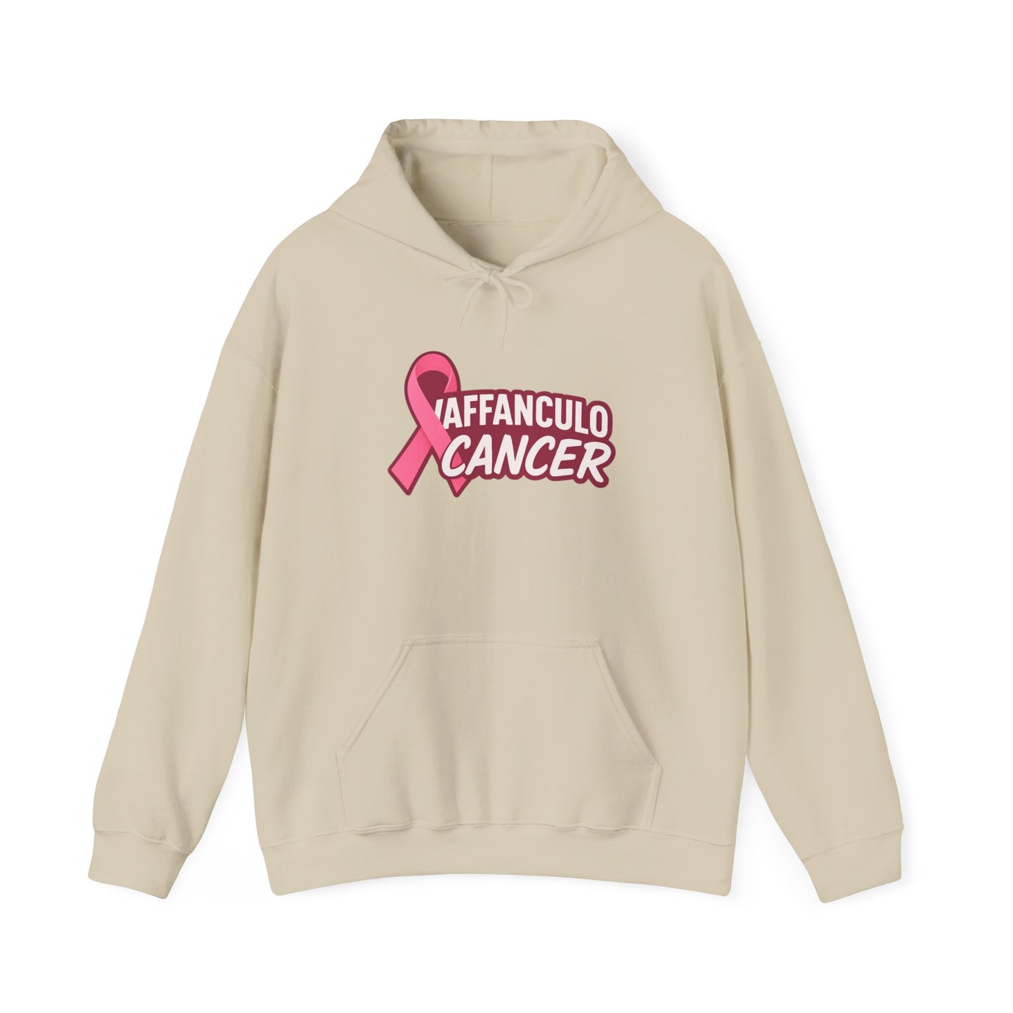 Supportive Cancer Awareness Hoodie - Affanculo Cancer, Gifts for Fighters, Breast Cancer Awareness, Motivational Sweatshirt, Cozy Hoodie