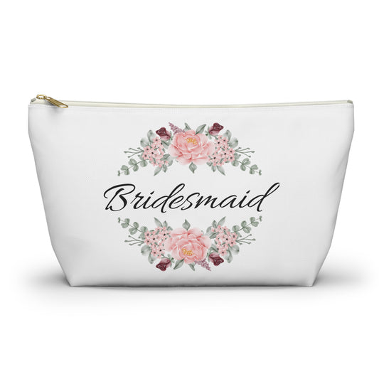 Bridesmaid, wedding favor, toiletry bag , makeup bag , accessory bag bridal party gifts for bridesmaid
