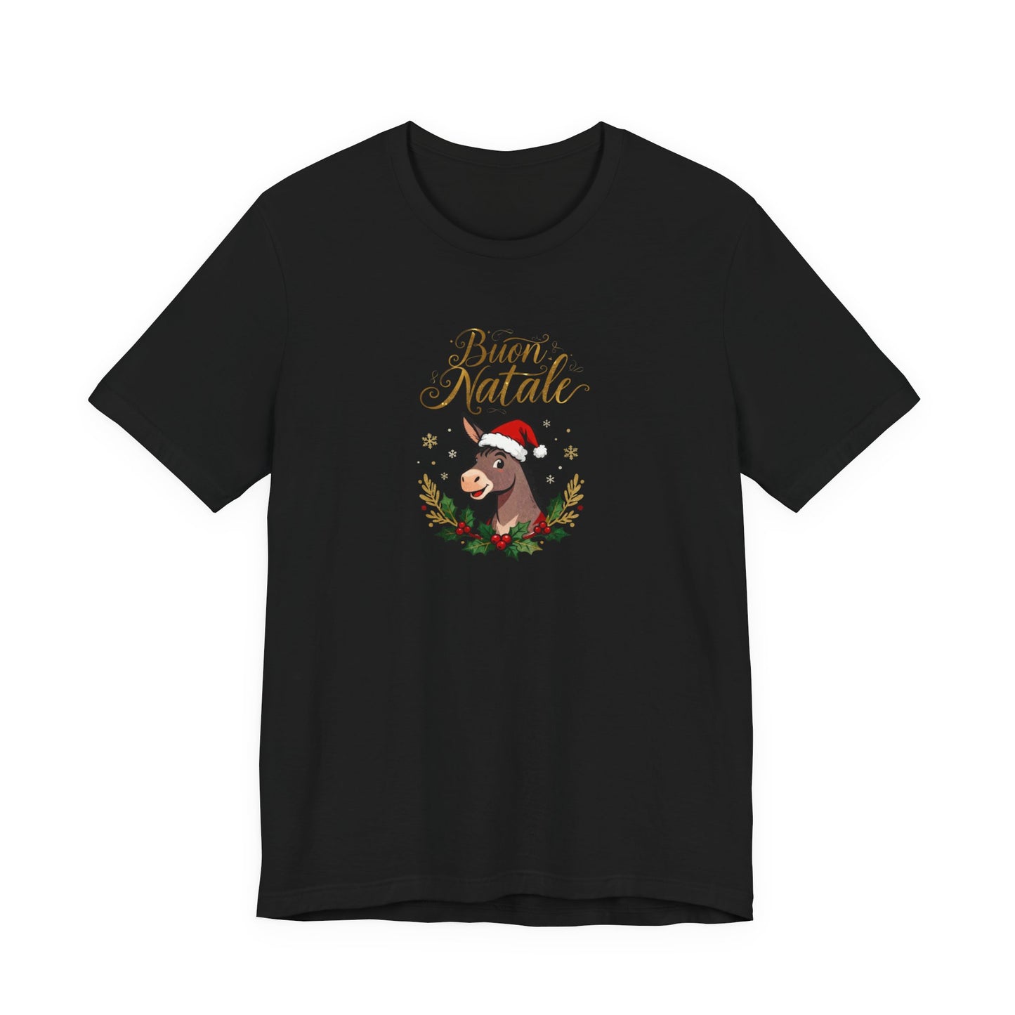 Buon Natale donkey Christmas Tee | Holiday Shirt