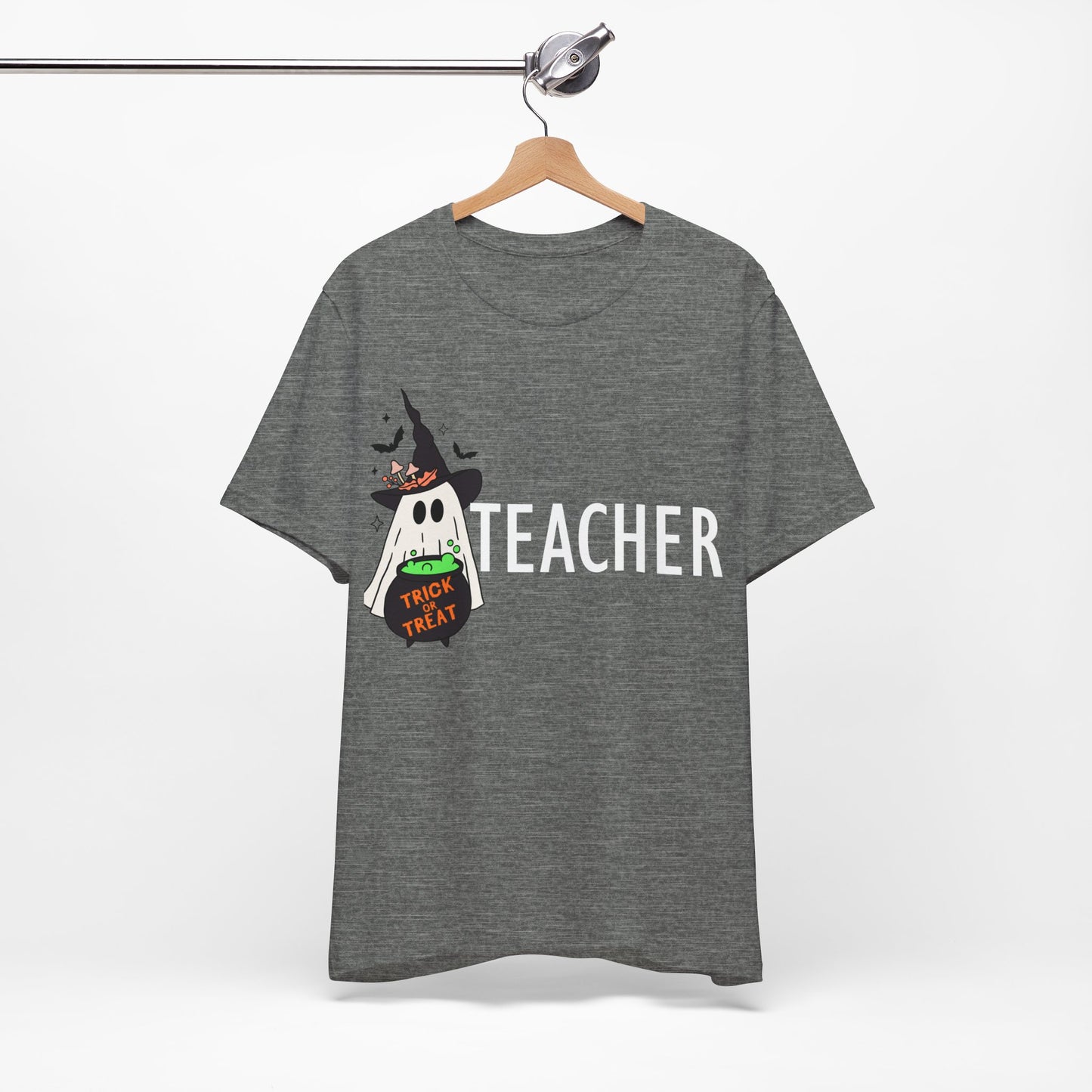 Teachers spooky  Jersey Short Sleeve Tee, I teach cutest pumpkins in the patch shirt for teacher, Halloween shirts. Men and women teacher shirts