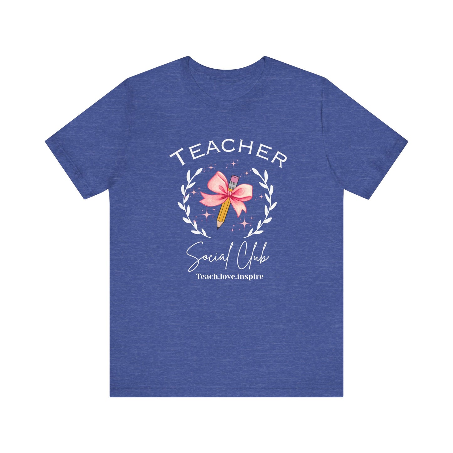 Cute Pencil with Bow coquette style  Unisex Tee, Creative Gift  Teacher Appreciation Shirt, Gift for Students, Birthday Surprise