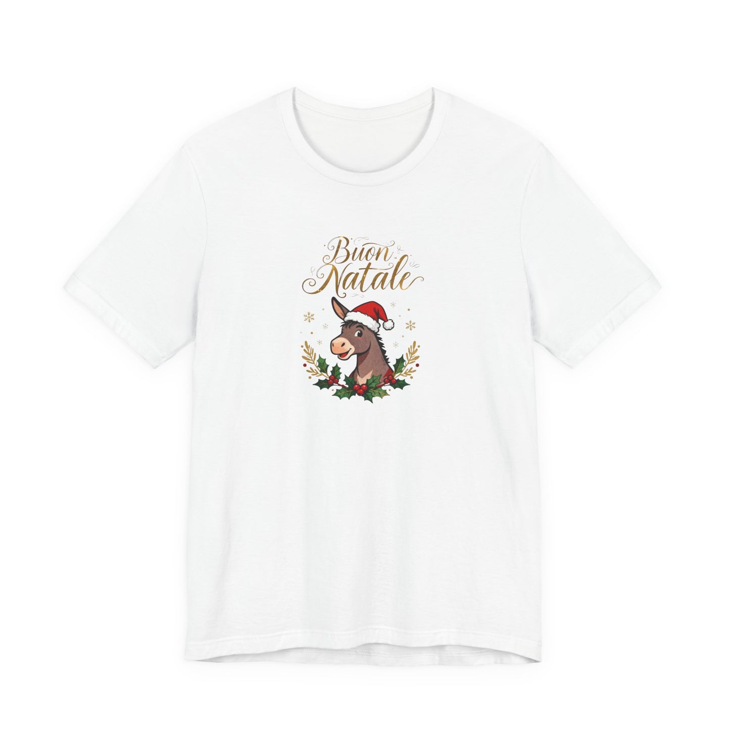 Buon Natale dom donkey Christmas Tee | Holiday Shirt