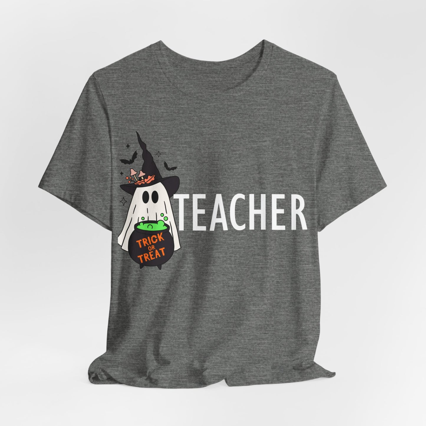 Teachers spooky  Jersey Short Sleeve Tee, I teach cutest pumpkins in the patch shirt for teacher, Halloween shirts. Men and women teacher shirts