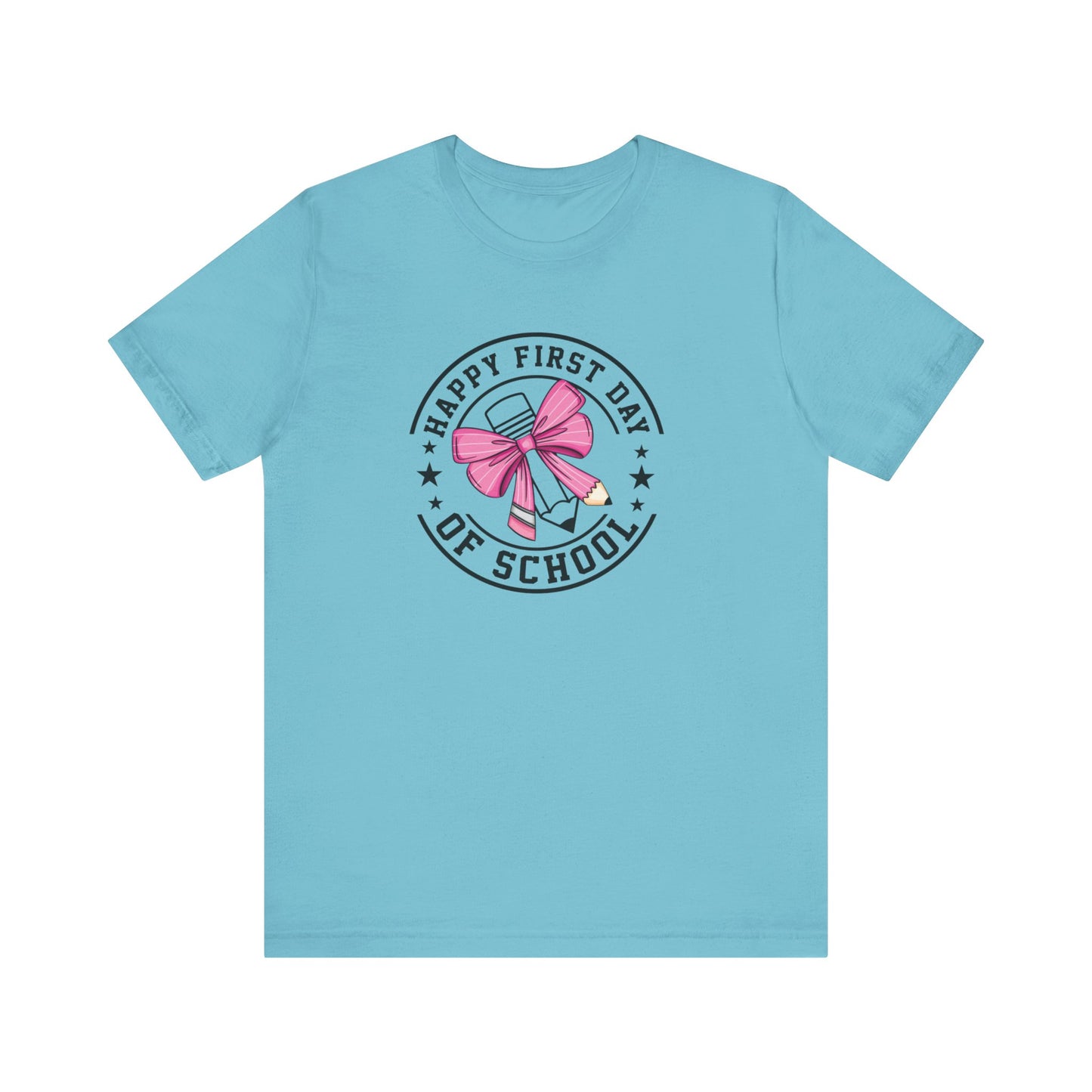 First day of school  Unisex Jersey Short Sleeve Tee, #teacherlife shirt for men and women teachers, first day of school teacher shirt