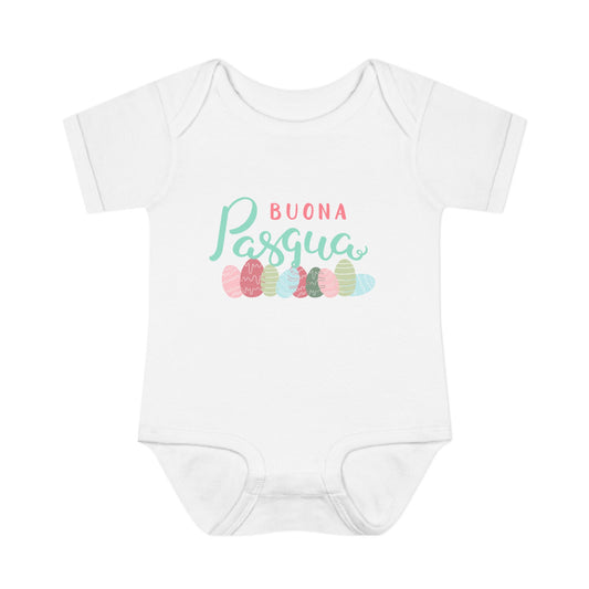 Happy Easter Infant Bodysuit, Buona pasqua, baby first Easter, matching family shirts, Toddler Apparel, Newborn Easter Shirt