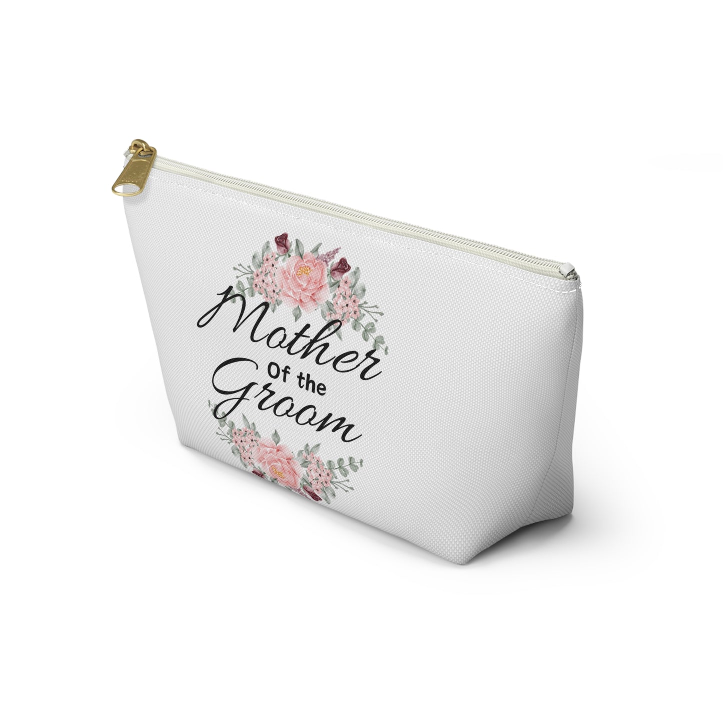 Mother of the groom , wedding favor, toiletry bag , makeup bag , accessory bag great bags for a while, wedding parties, bridal party gift bags