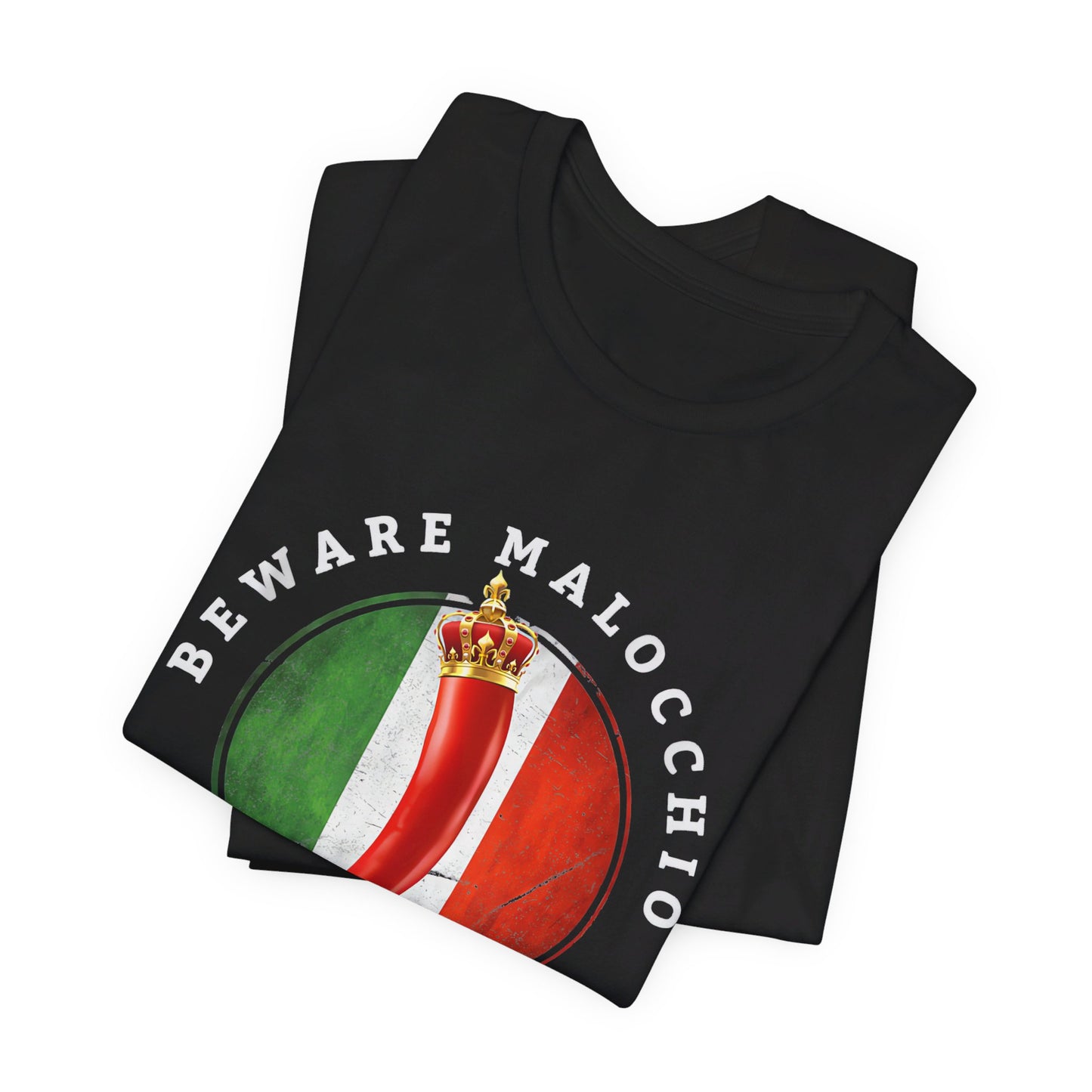 Italian inspired horn corno cornocello - beware of Macchio-evil eye-great Italian gift -  men and women shirt