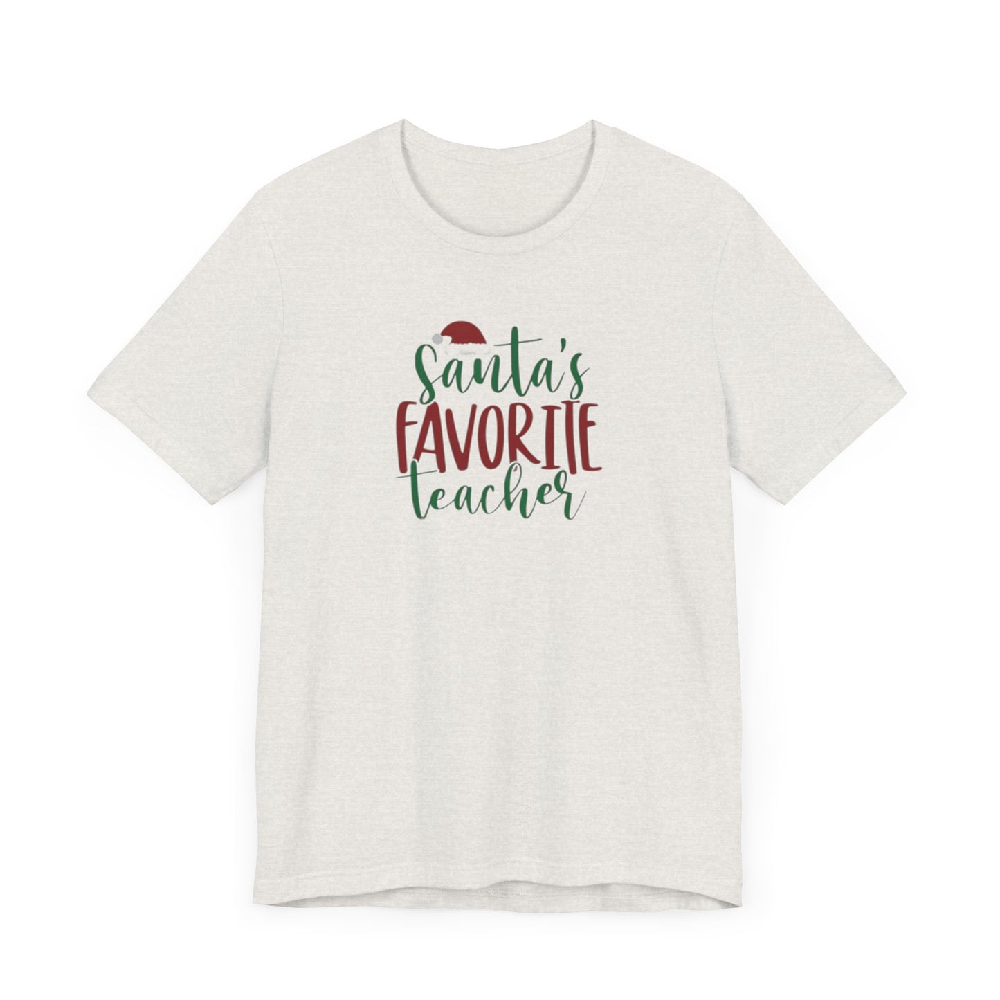 Teacher shirt Santa favorite teacher shirt, Christmas Gift Teacher, male and female Christmas teacher shirt,Teachers Life Shirt,Teacher Life