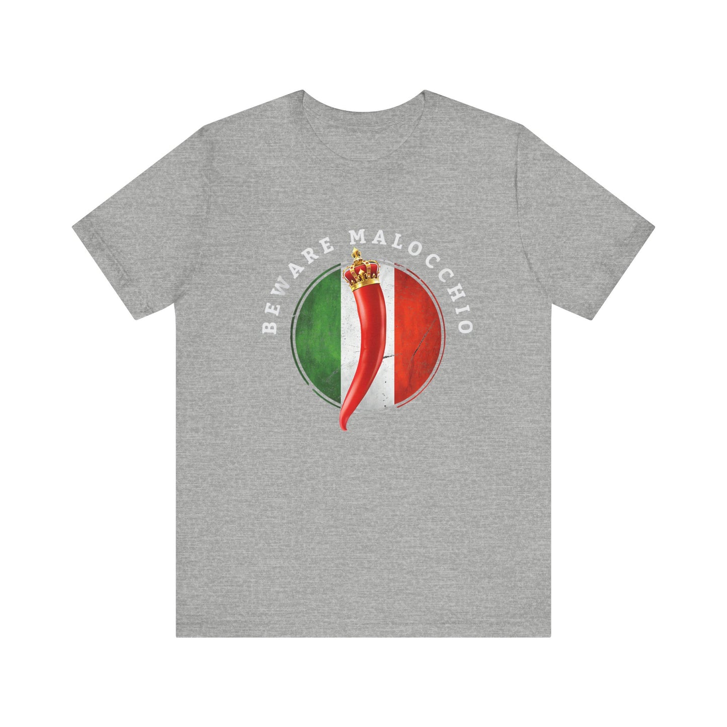 Italian inspired horn corno cornocello - beware of Macchio-evil eye-great Italian gift -  men and women shirt