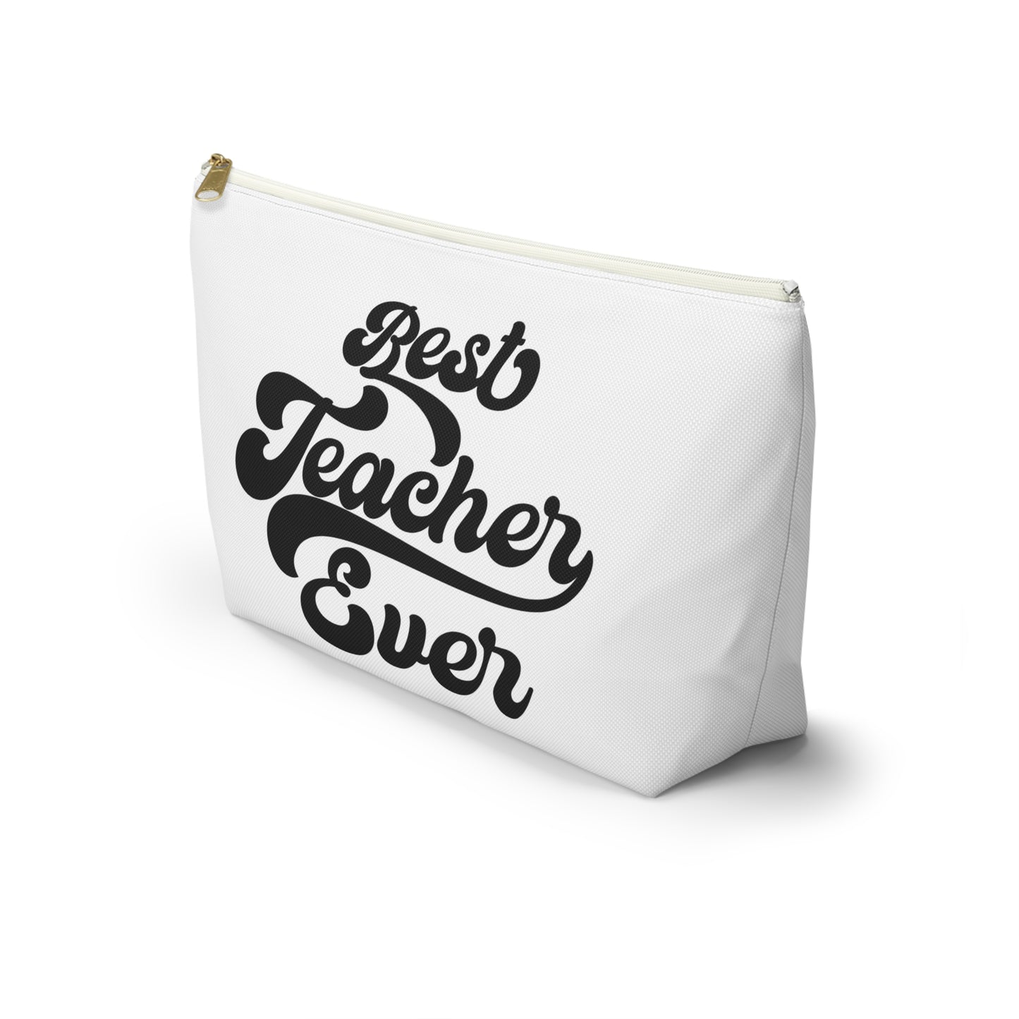 Teacher, makeup bag , accessory bag, teacher gifts for Christmas birthday teacher appreciation day . Best teacher ever