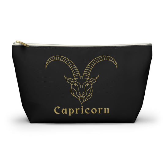 Capricorn , zodiac, birthday gift, makeup bag , accessory bag