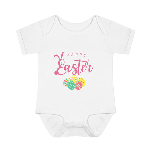 Happy Easter Infant Bodysuit, Cute Baby Outfit, baby first Easter, matching family shirts, Toddler Apparel, Newborn Easter Shirt