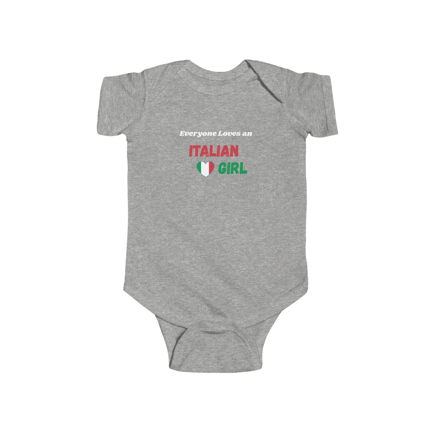 Italian Girl Infant Bodysuit Baby Bodysuit