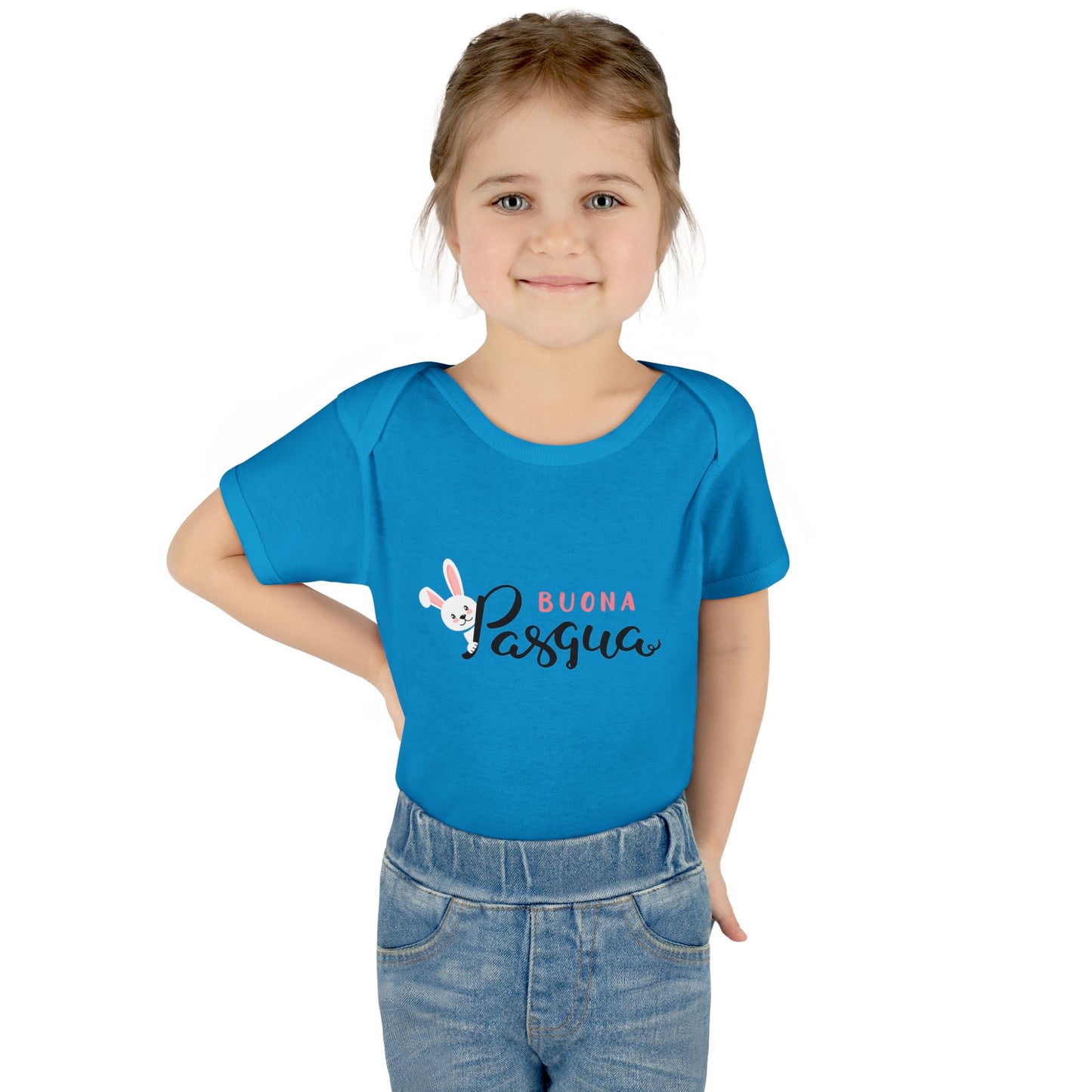 Buona pasqua, Happy Easter Infant Bodysuit, Buona pasqua, baby first Easter, matching family shirts, Toddler Apparel, Newborn Easter Shirt
