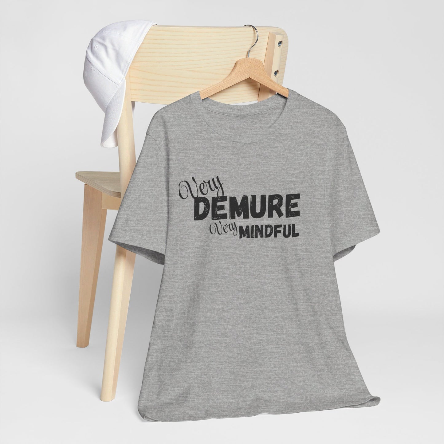 Very demure very mindful cutesy Short Sleeve Tee, tik tok trend shirt, perfect for back to school teen birthdays and Christmas