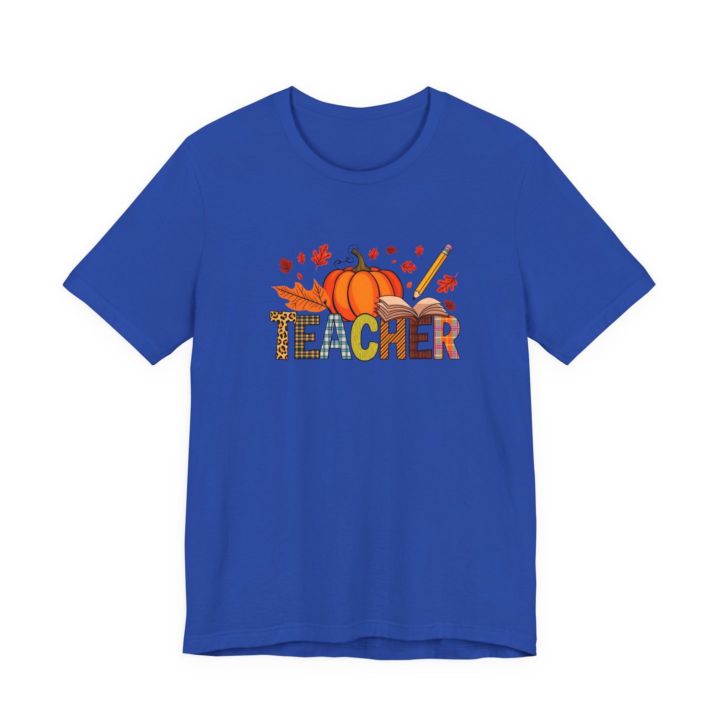 Autumn Teacher Tee - Perfect for Fall Celebrations, Teacher Appreciation, Classroom Spirit, Halloween & Thanksgiving, Gift for Educators